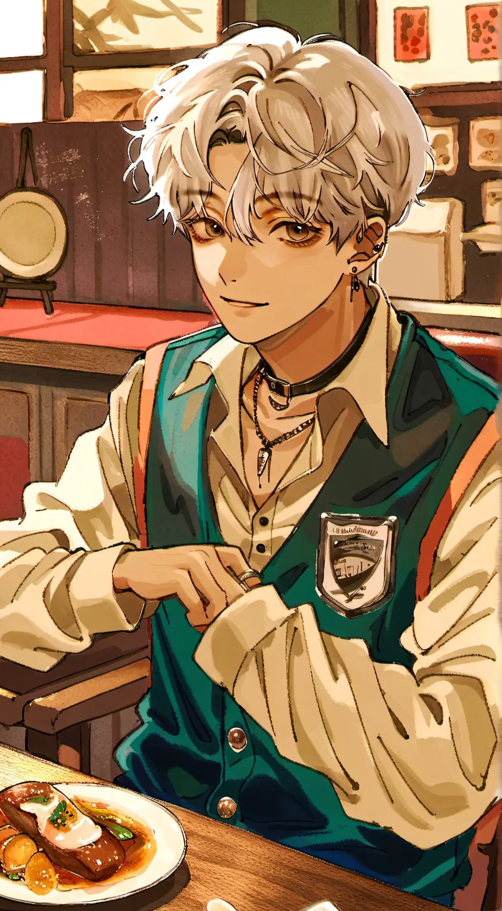 ai character: Bang Chan family  background