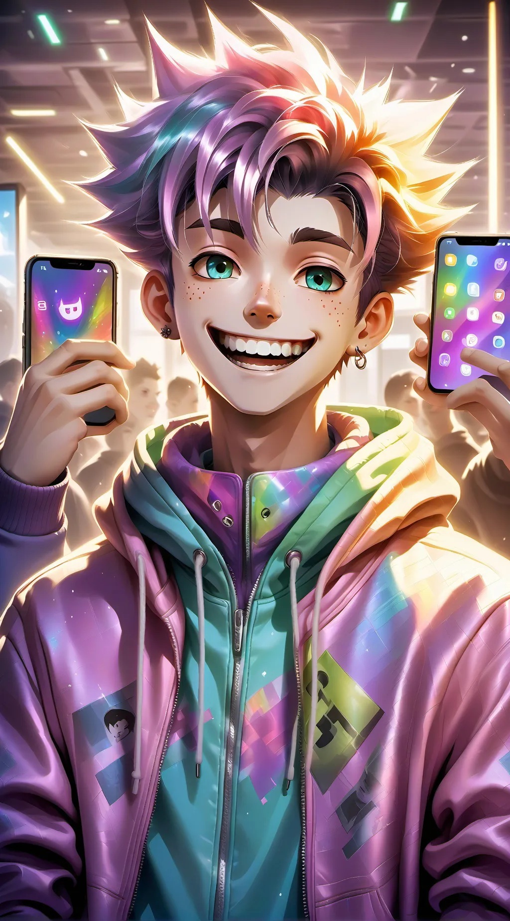 ai character: MemeMaster Proffy background