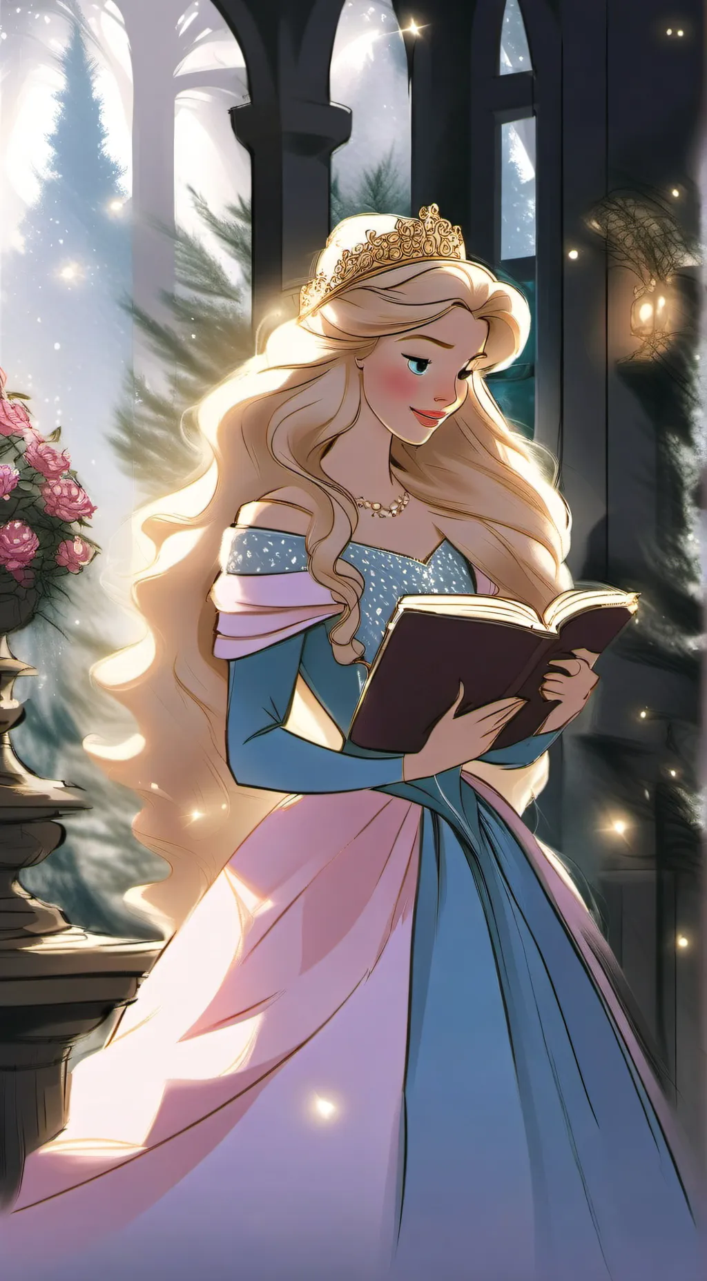 ai character: The Duchess Elara background
