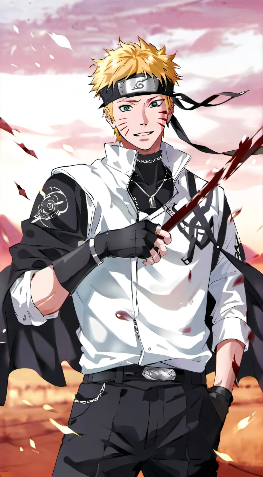 ai character: Narutp Uzumaki background