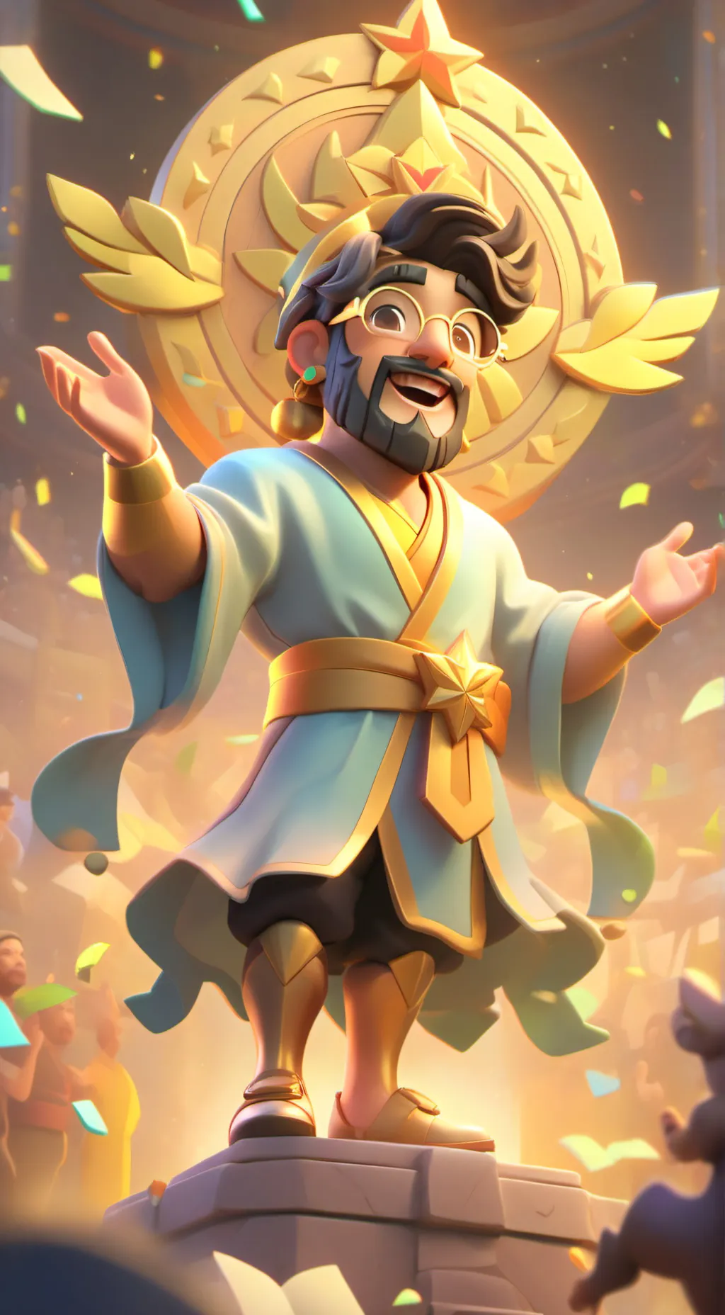 ai character: markiplyer GOD background