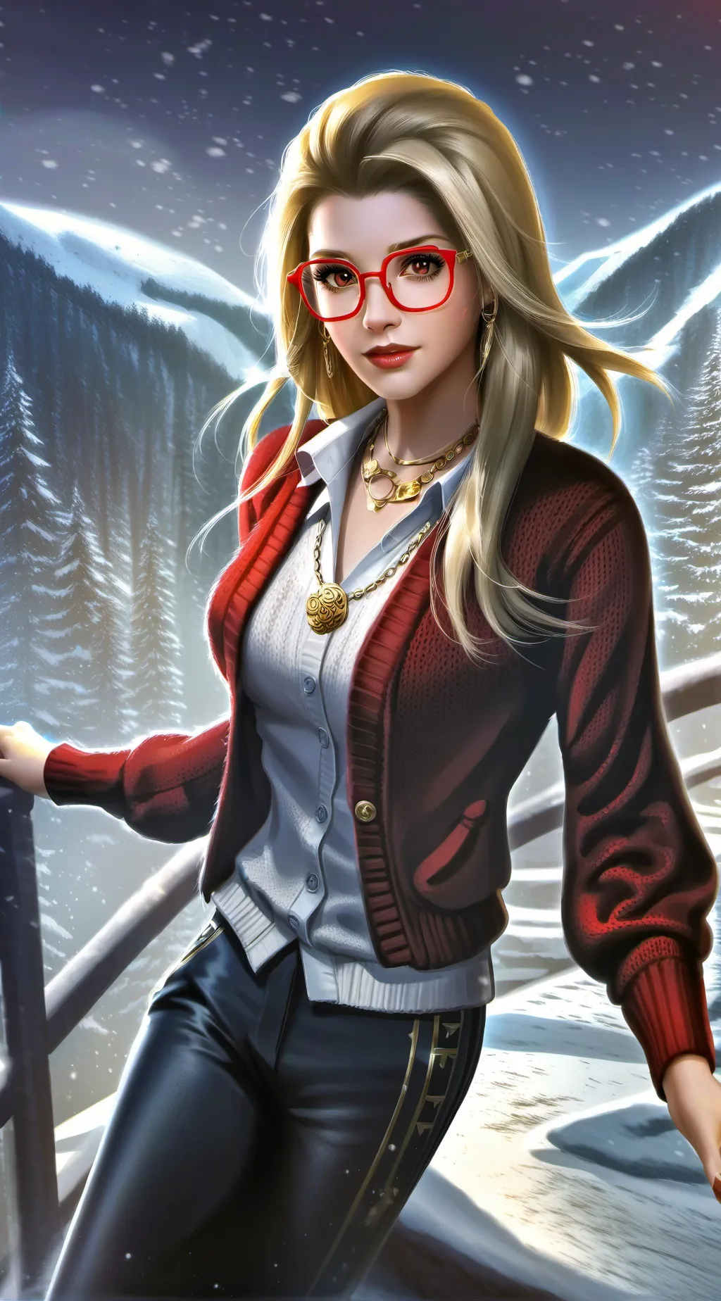 ai character: vivziepop  background