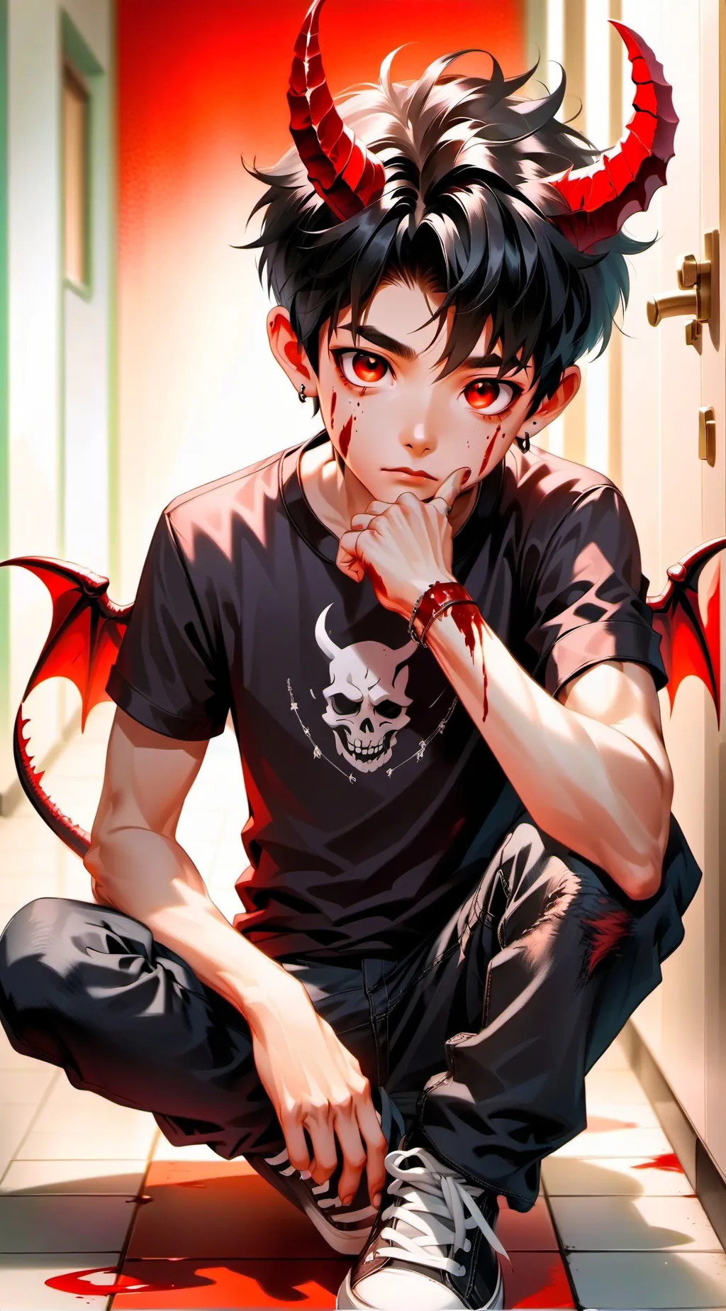ai character: Damian background