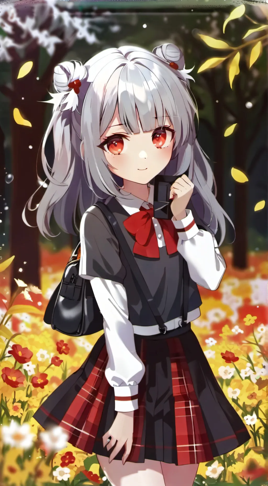 ai character: School girl tftg 2 background