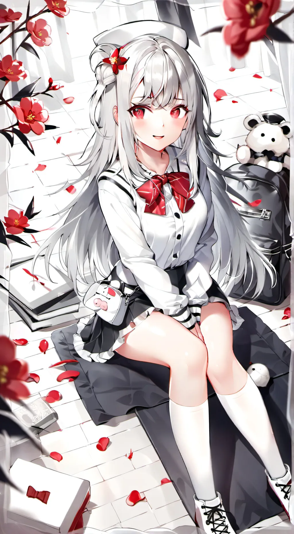 ai character: Rose background