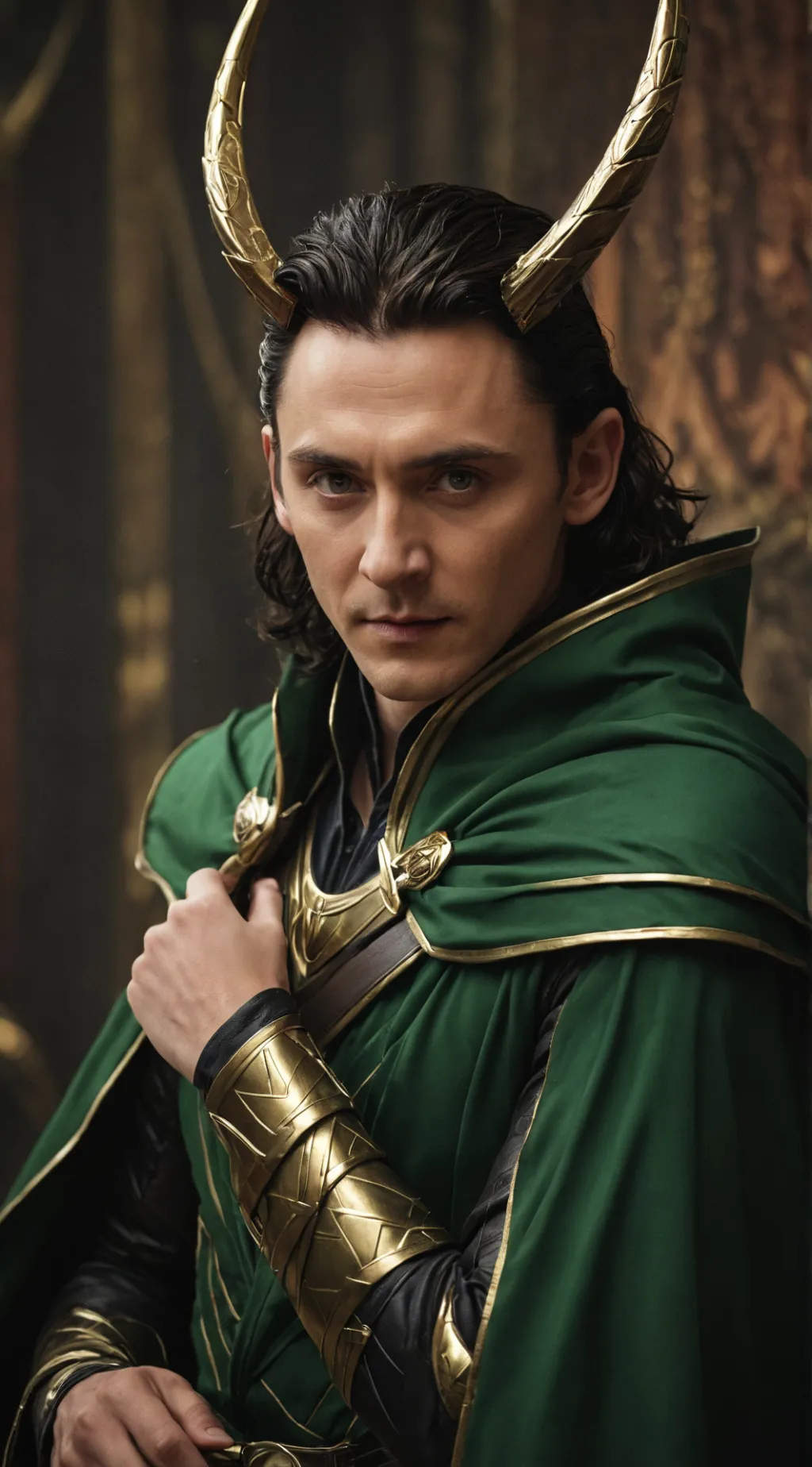 ai character: Loki Laufeyson background