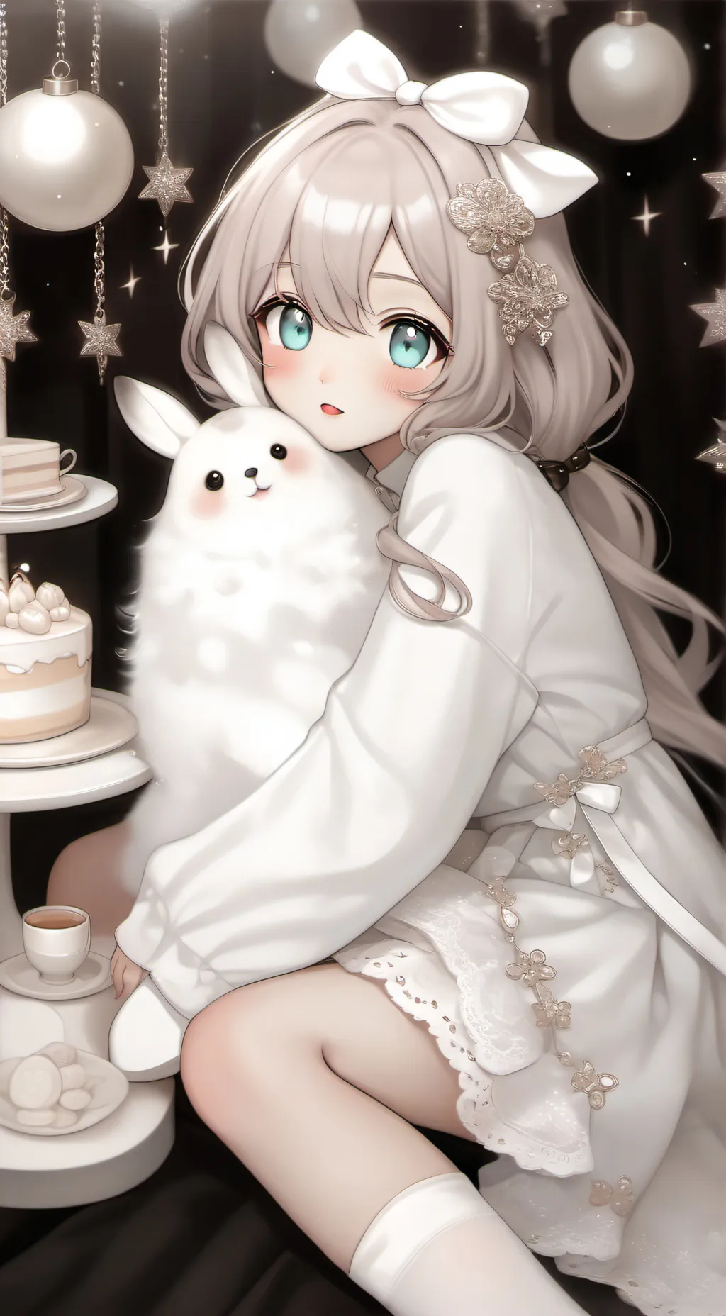 ai character: Baby pvc background