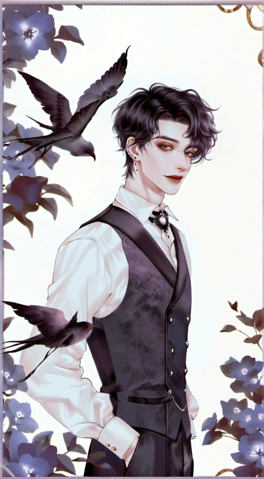 ai character: anxel background
