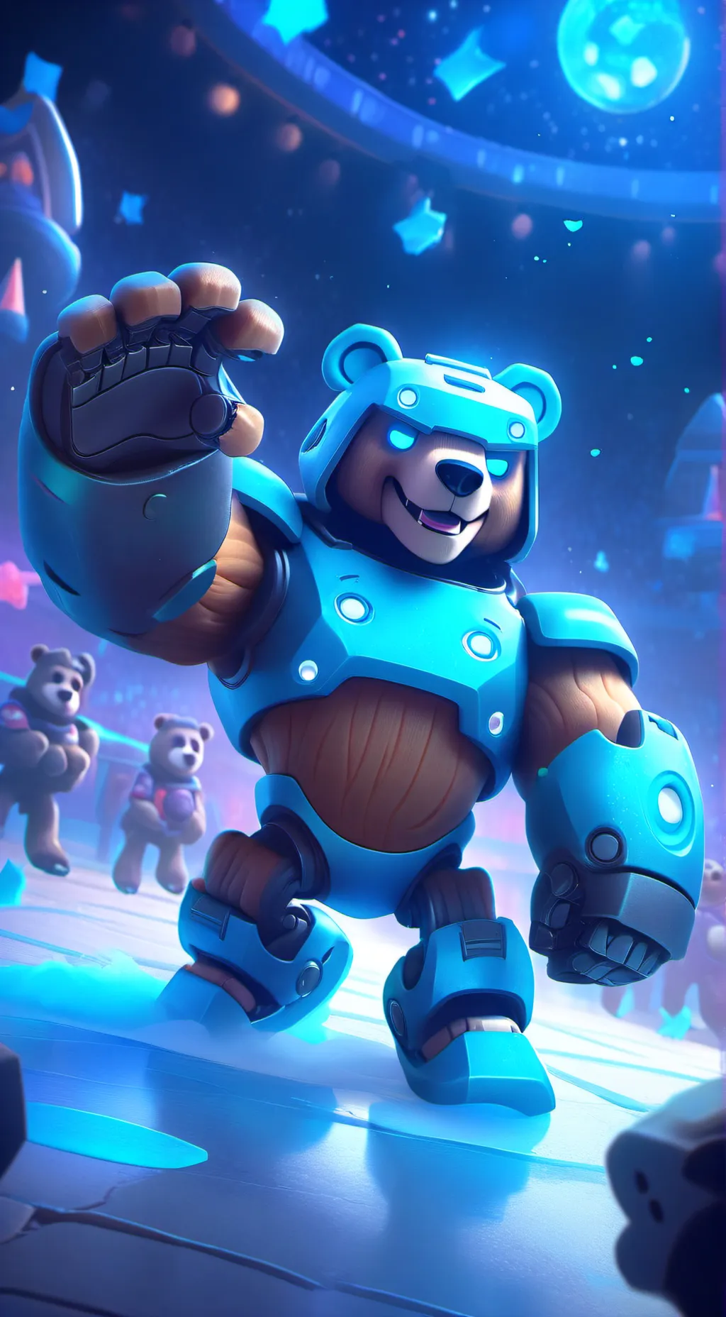 ai character: Freddy Fazbear background