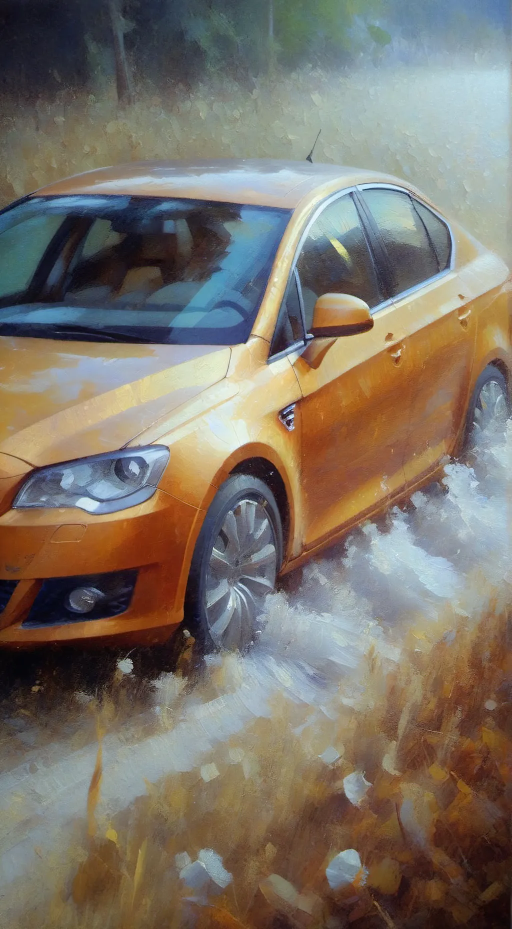 ai character: car background