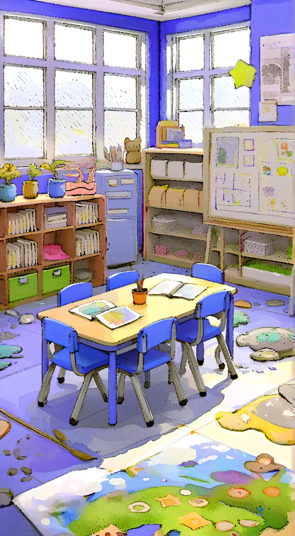 ai character: Pre-K  background