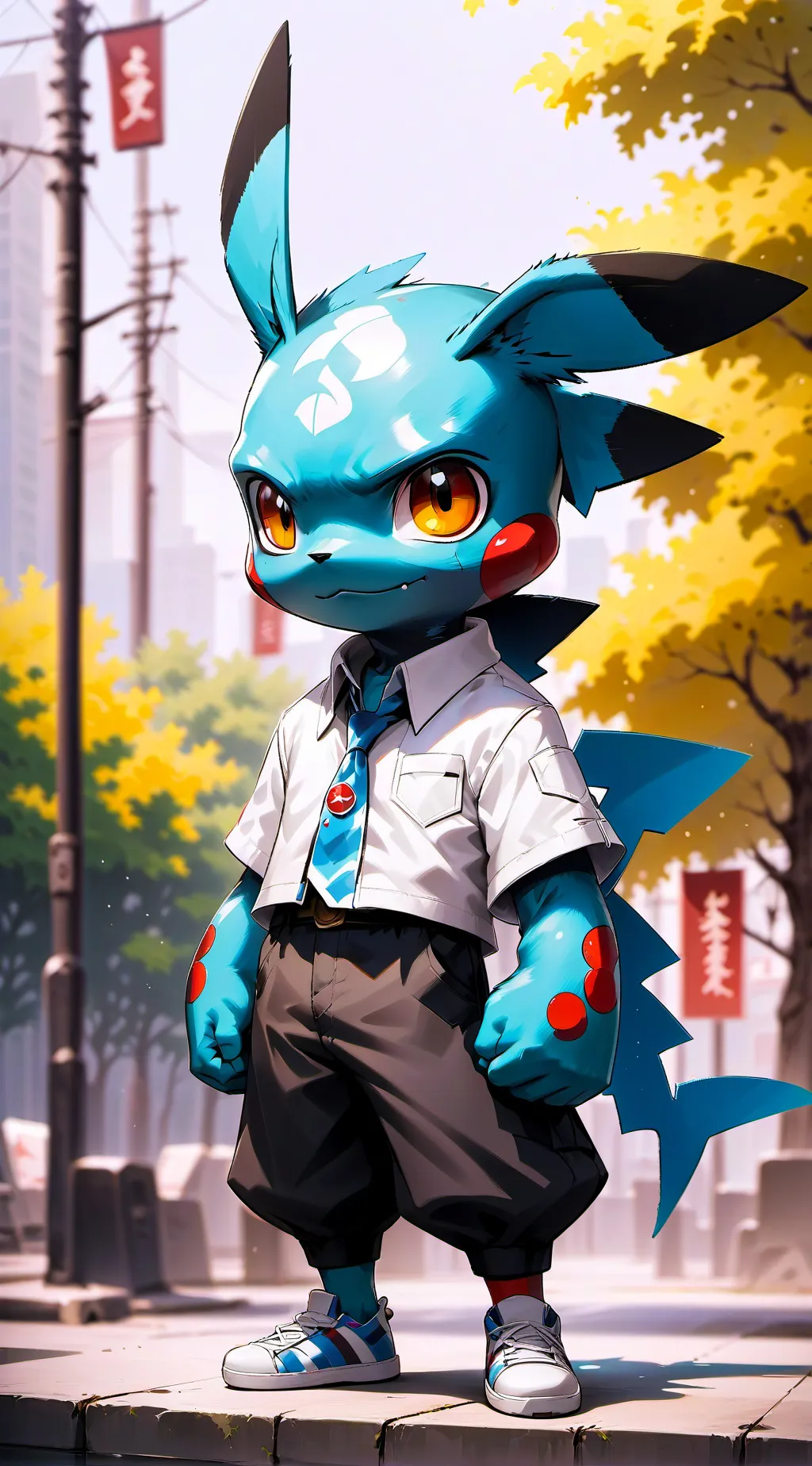 ai character: пукан background