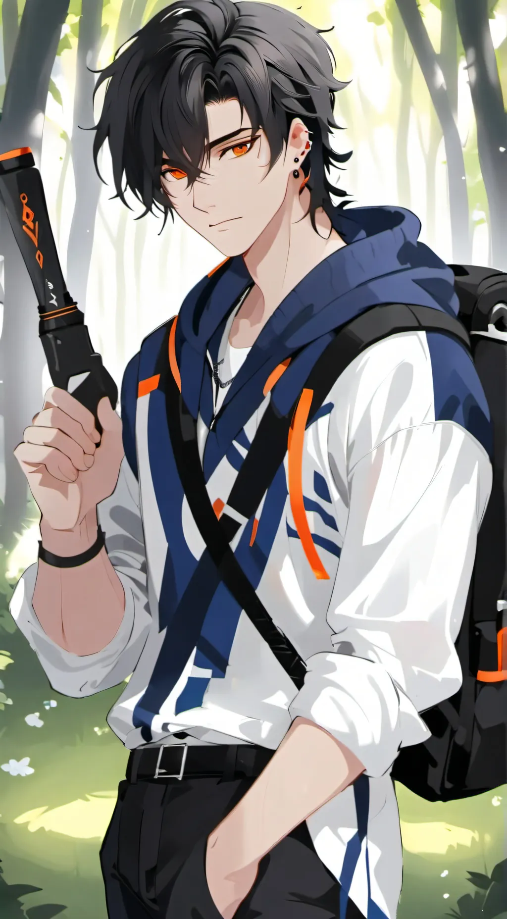ai character: mark background