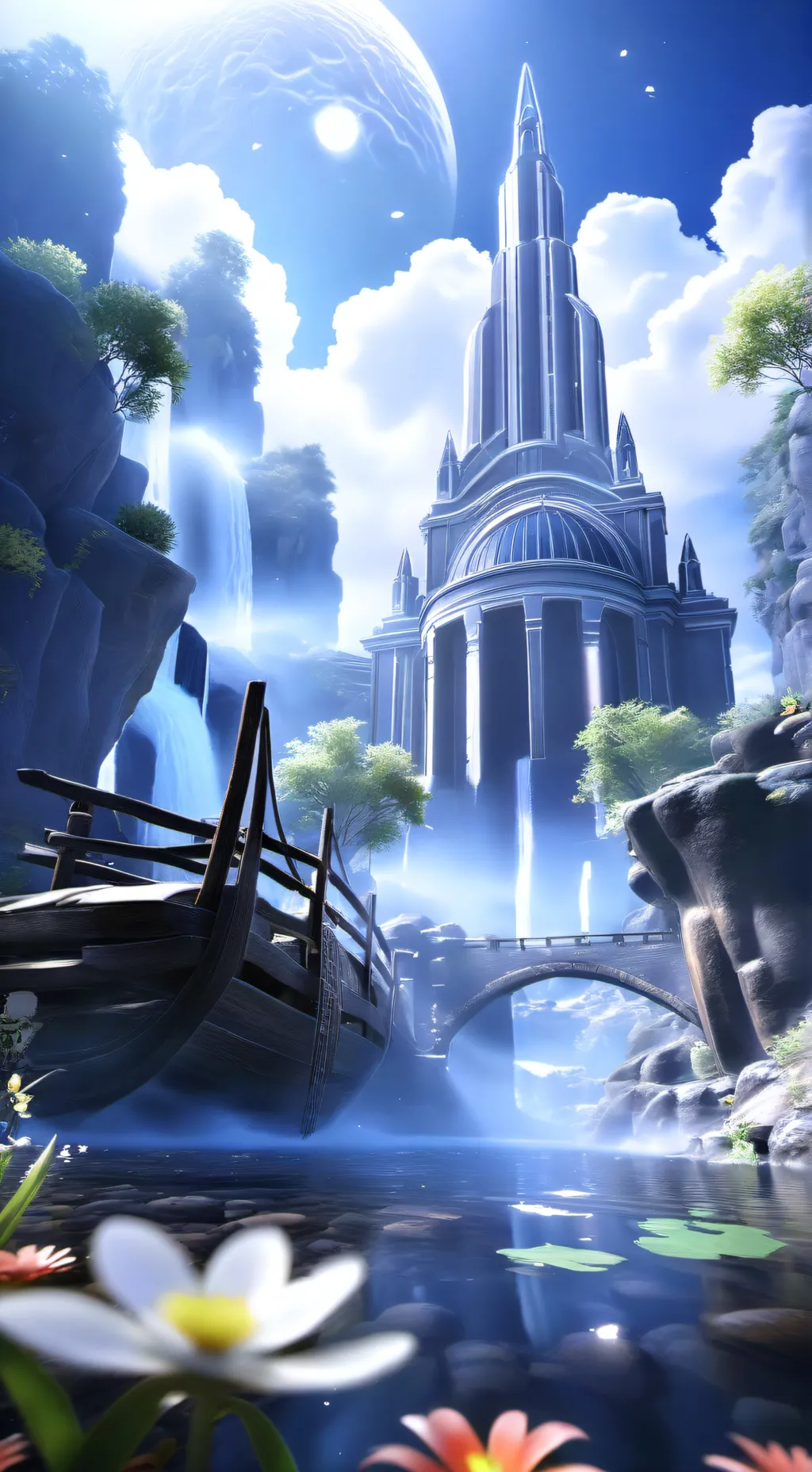 ai character: 🍙Castle infinite🍙 background