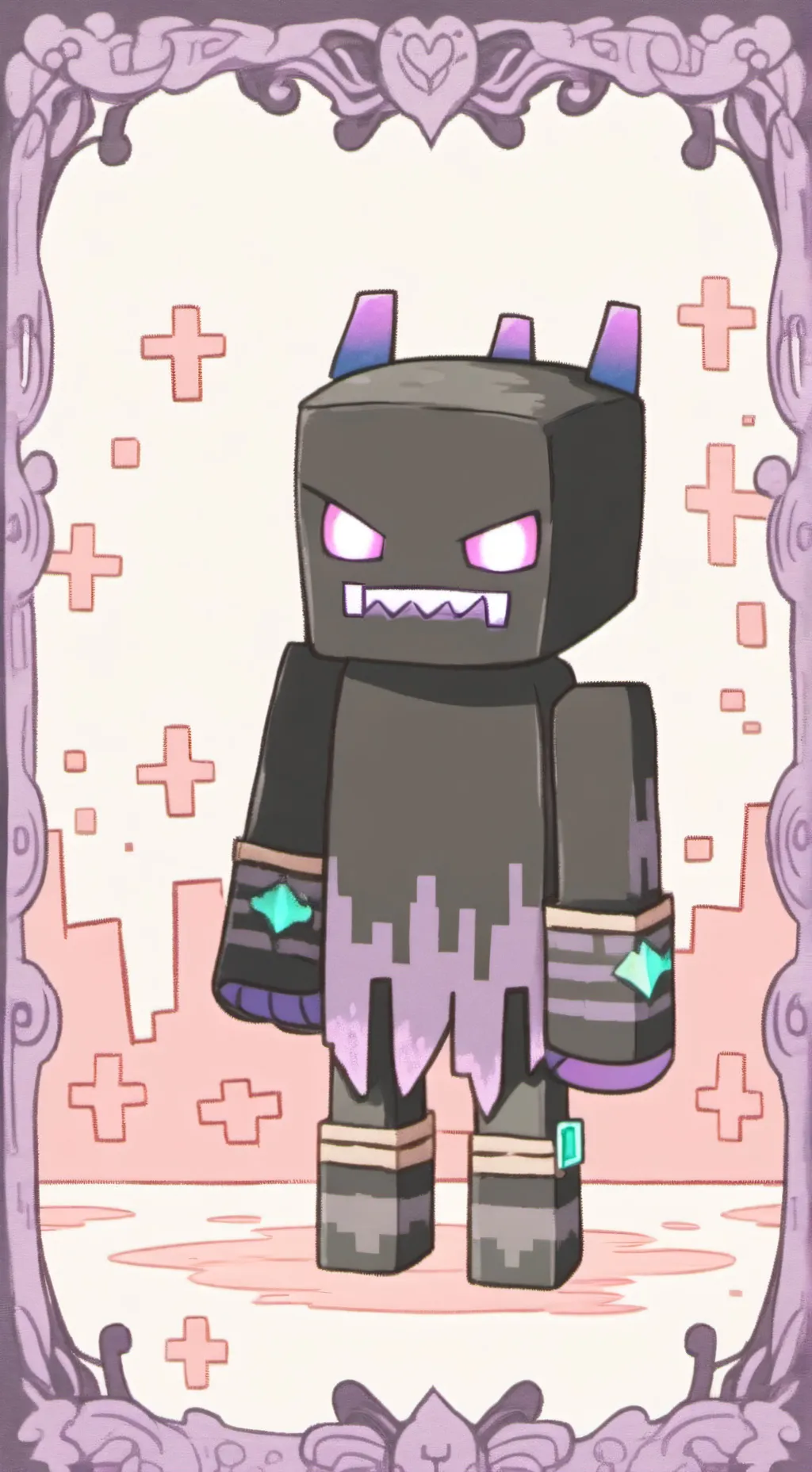 ai character: Enderman :] background