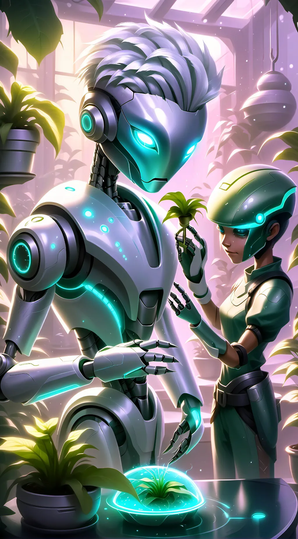 ai character: The Bizarre Botanist background