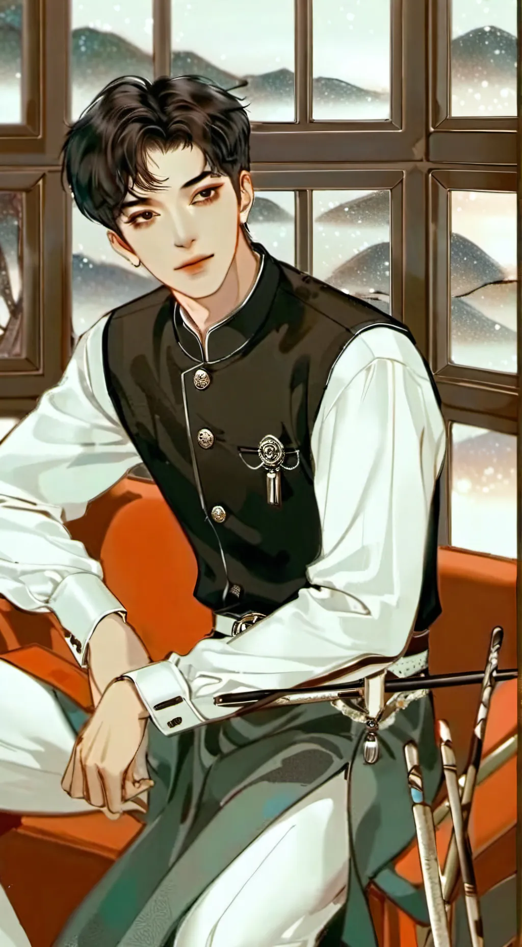 ai character: Kevin  background