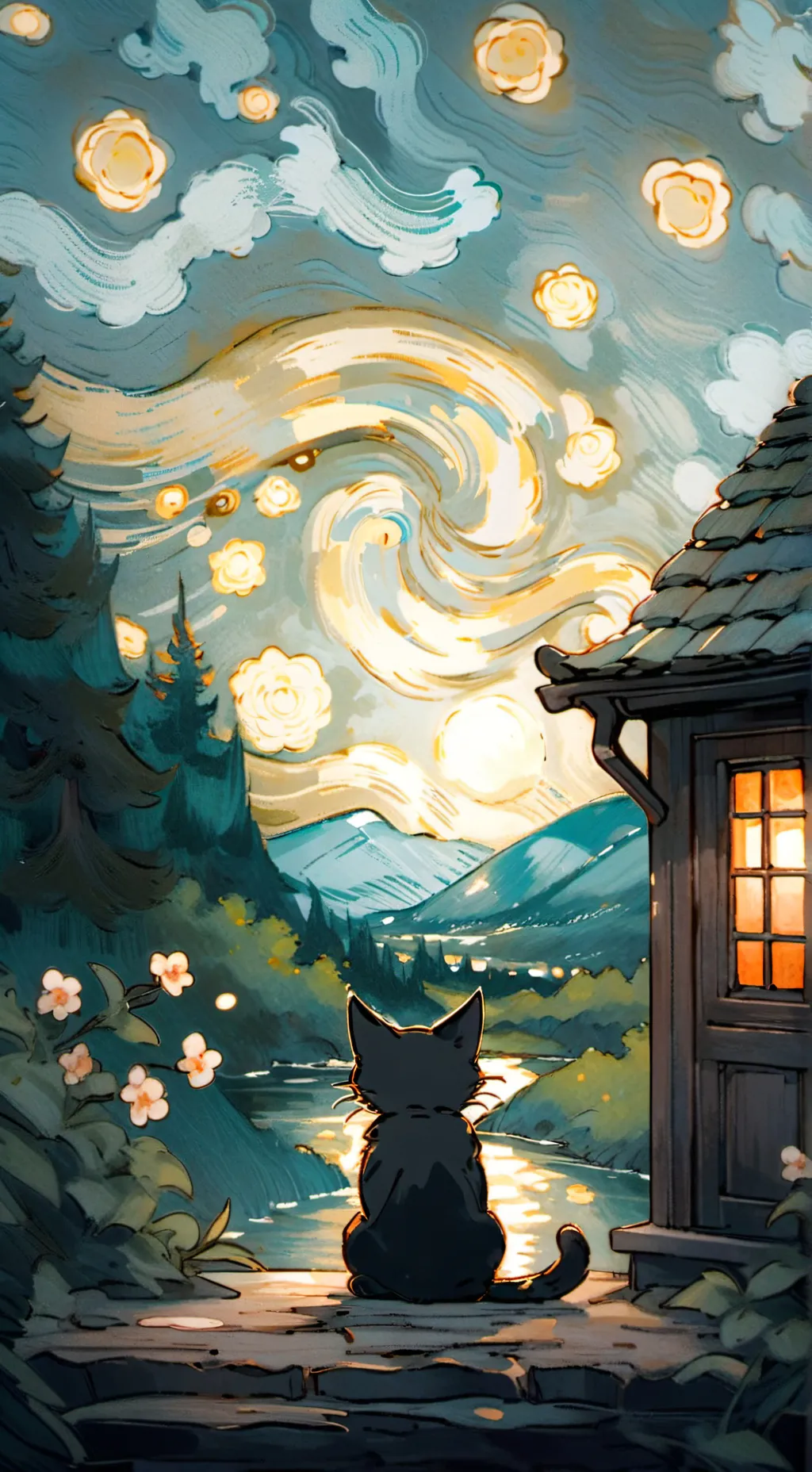 ai character: Cookie (new)  background