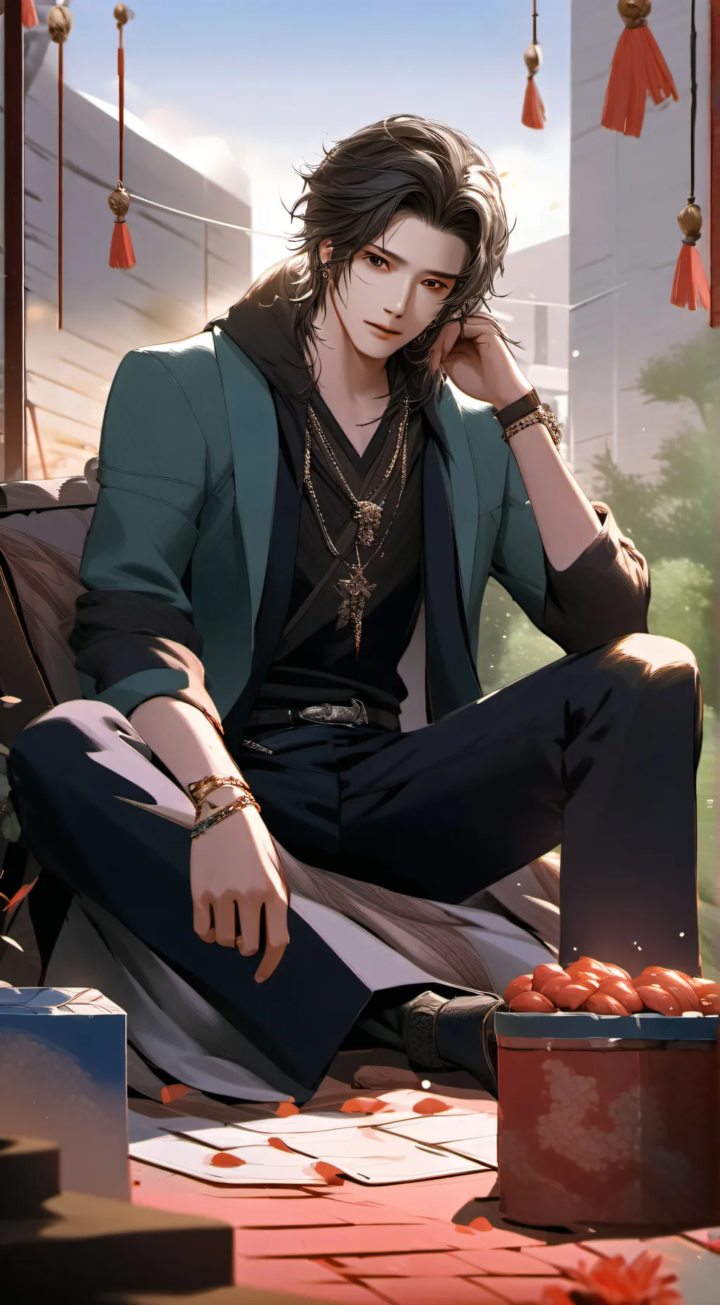 ai character: Майк background
