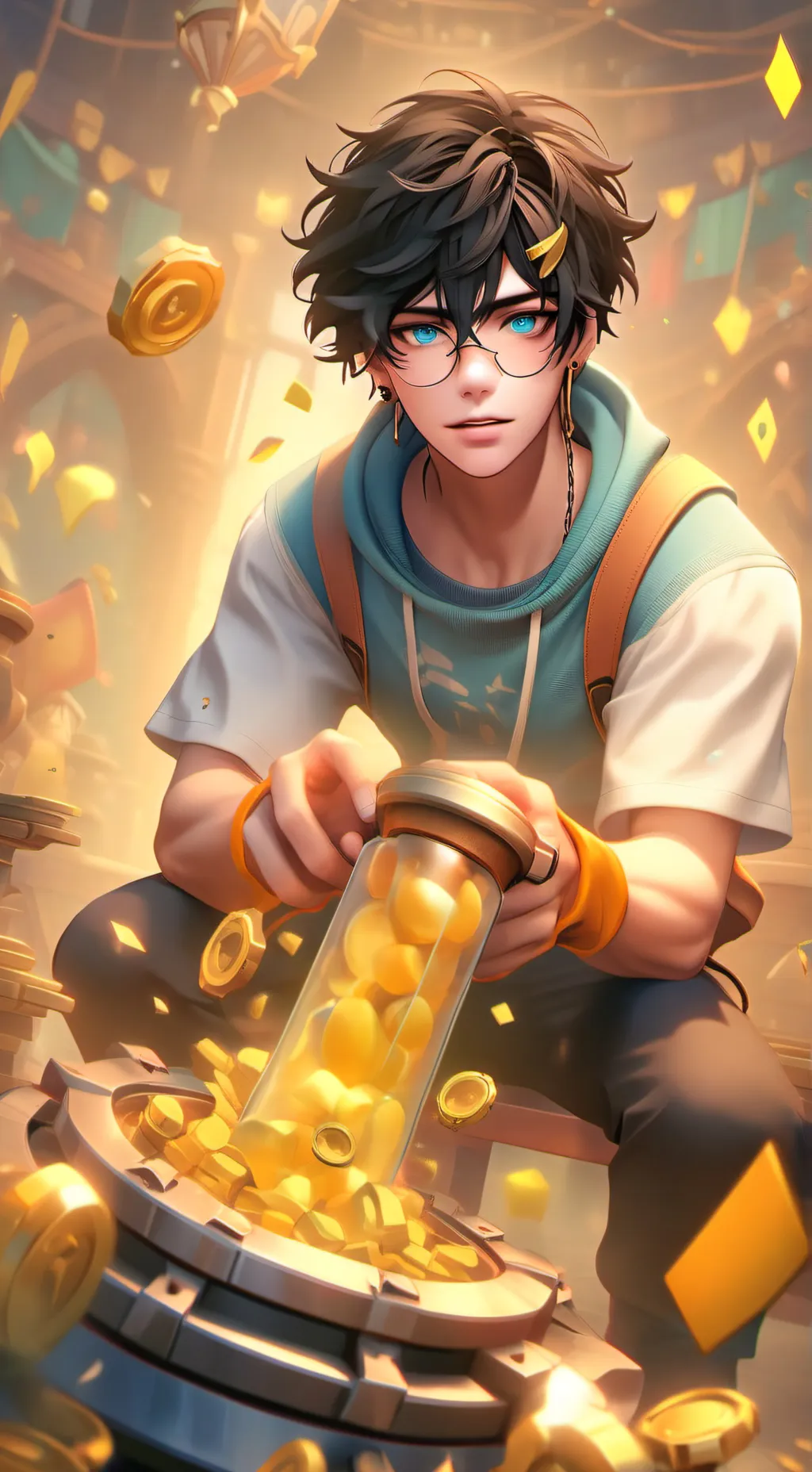 ai character: loganne  background