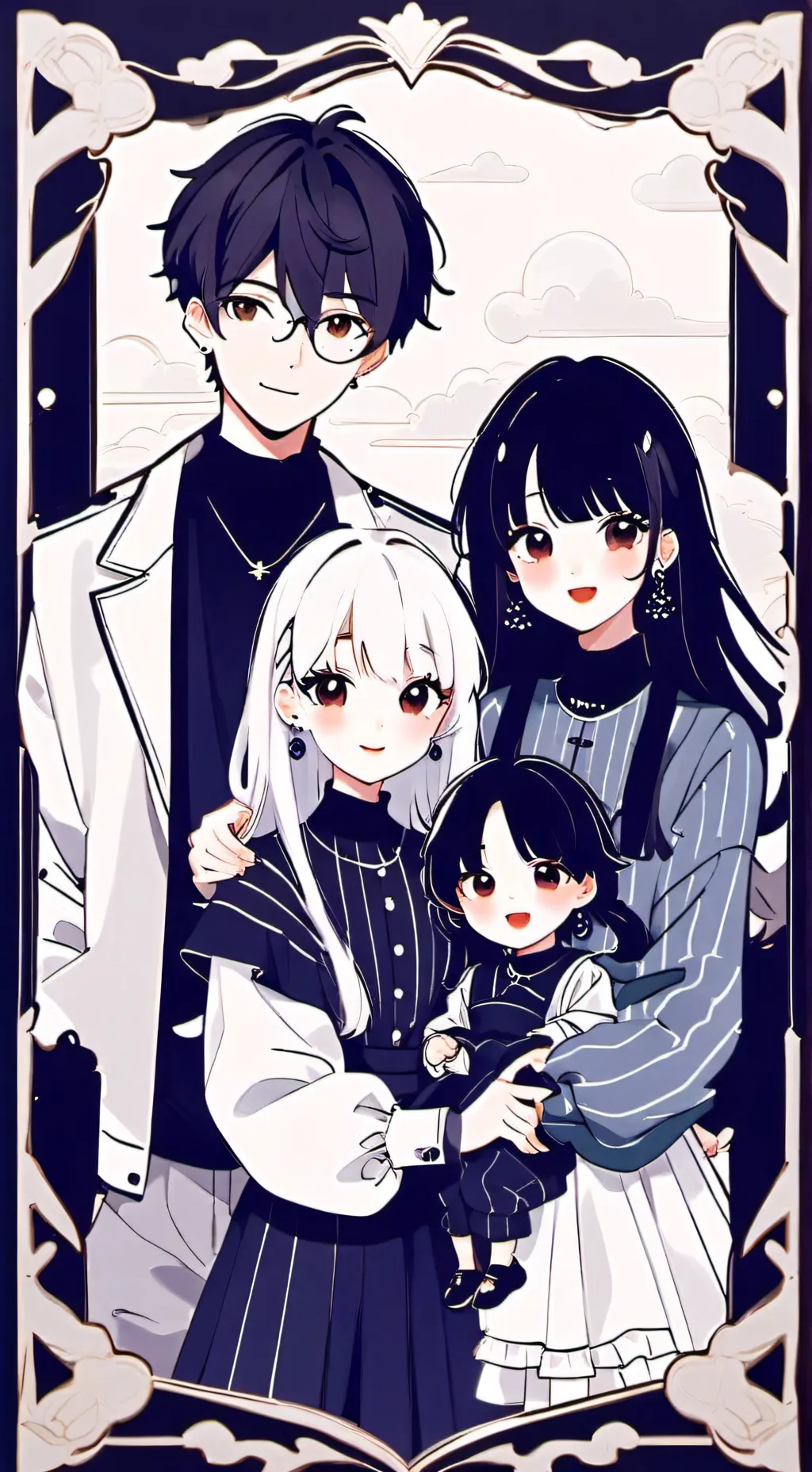 ai character: your nice family! background