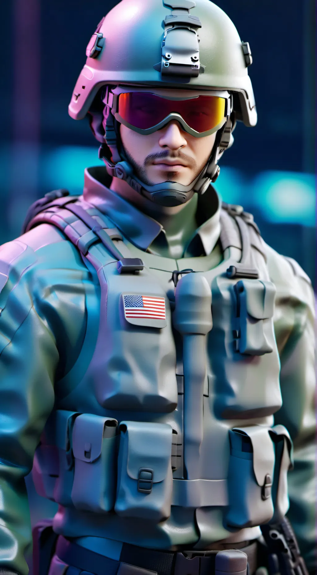 ai character: Soldier background