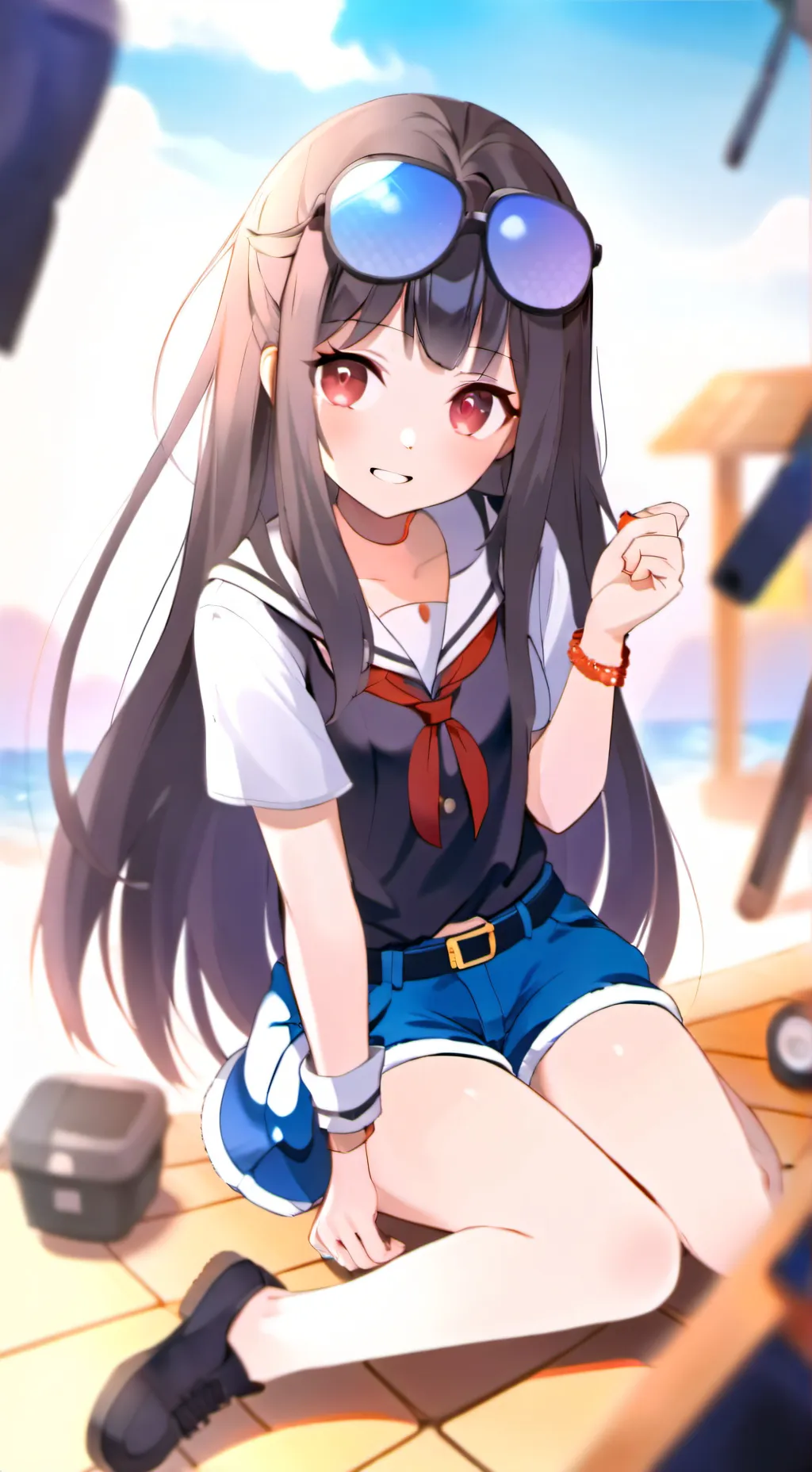 ai character: Luna background