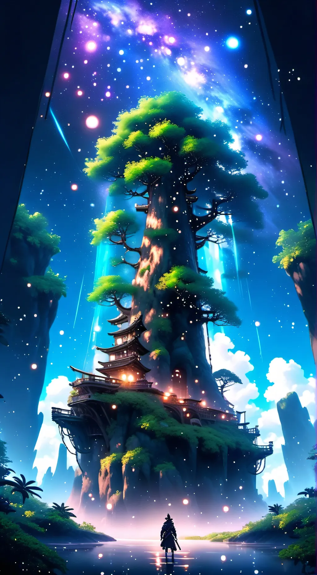 ai character: Plant island msm background