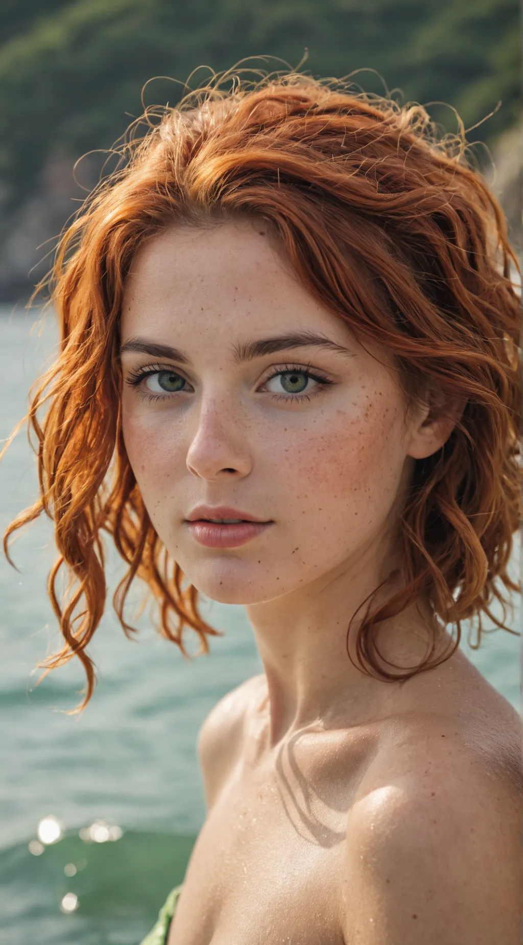 ai character: Ginger background