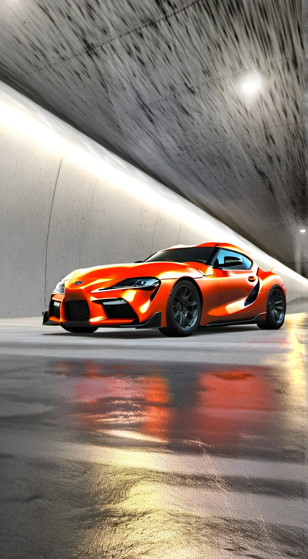 ai character: Toyota supra background