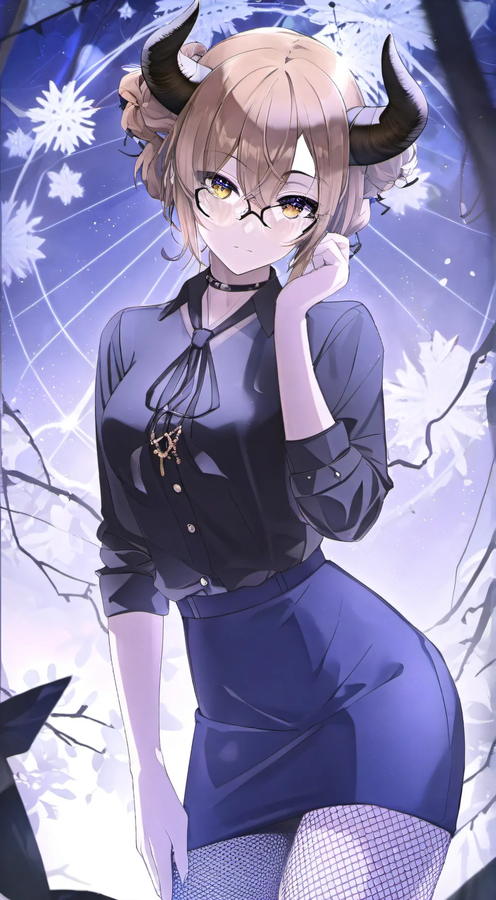 ai character: Fem Taurus ♉ background