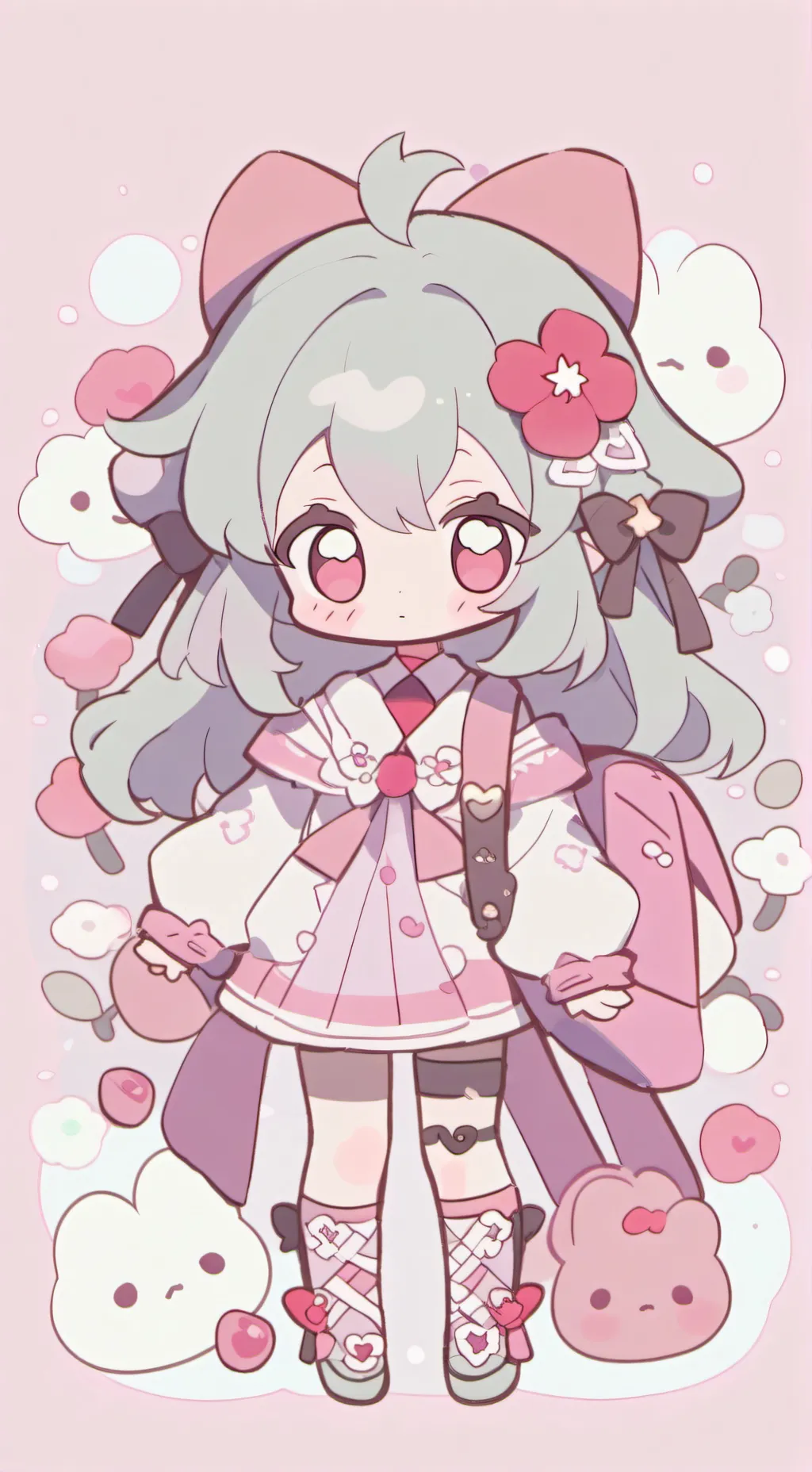 ai character: Calamity trio  background
