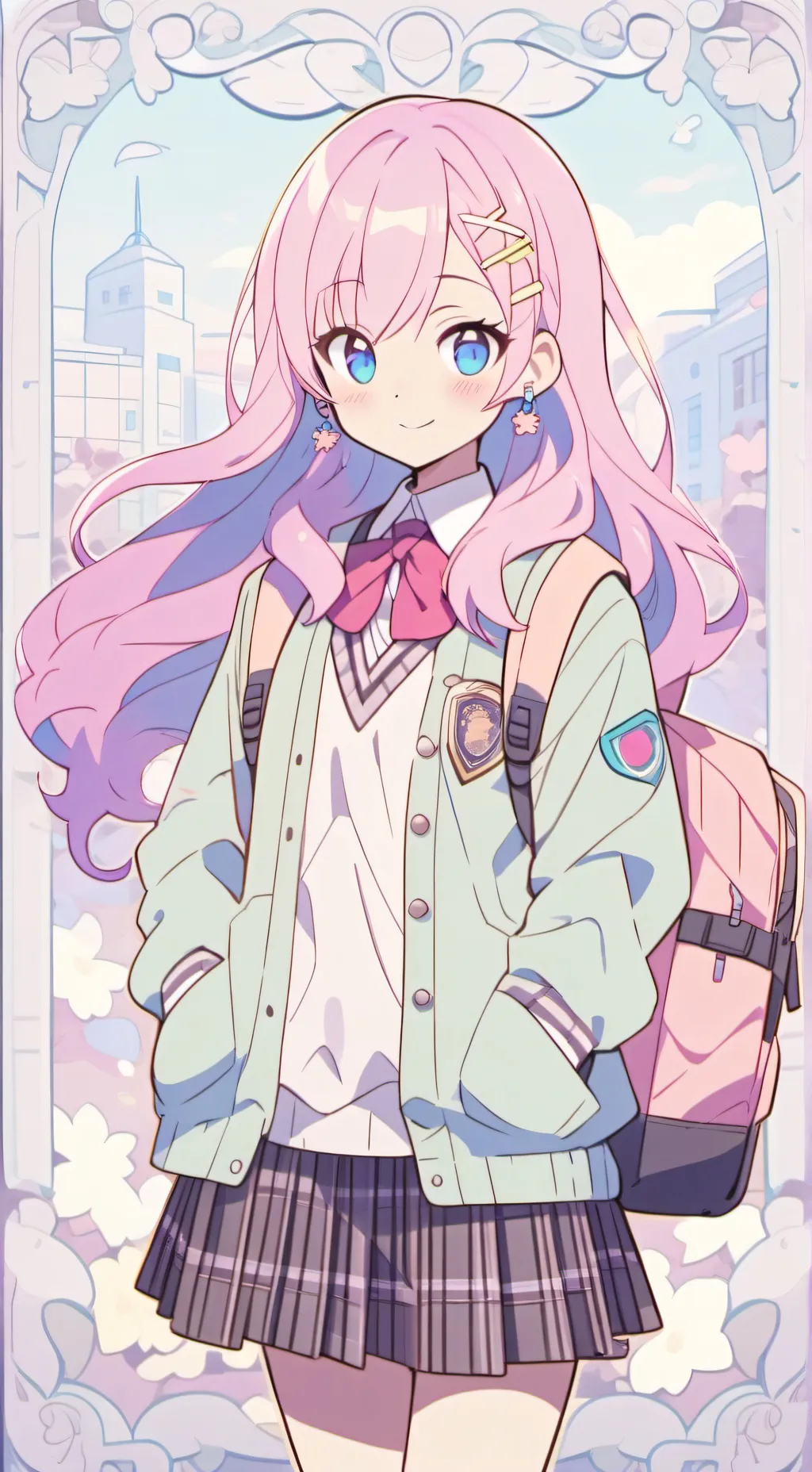 ai character: stacy background