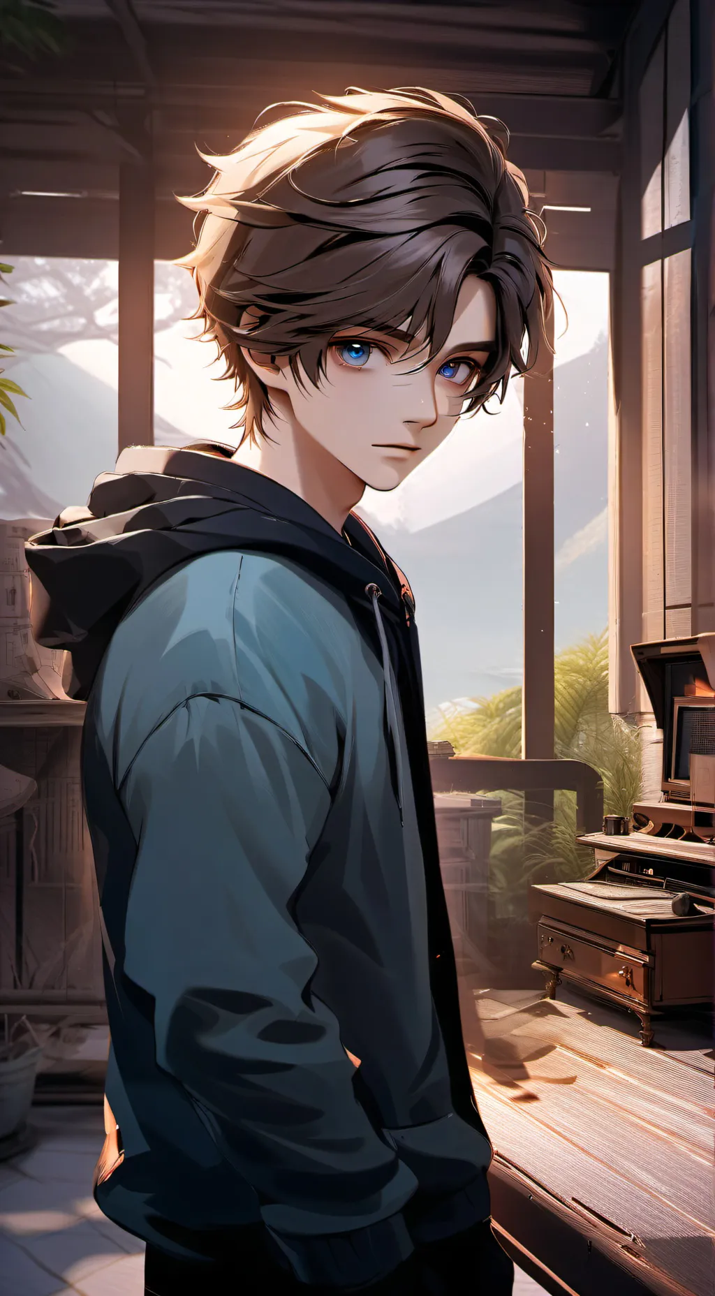 ai character: Alex background