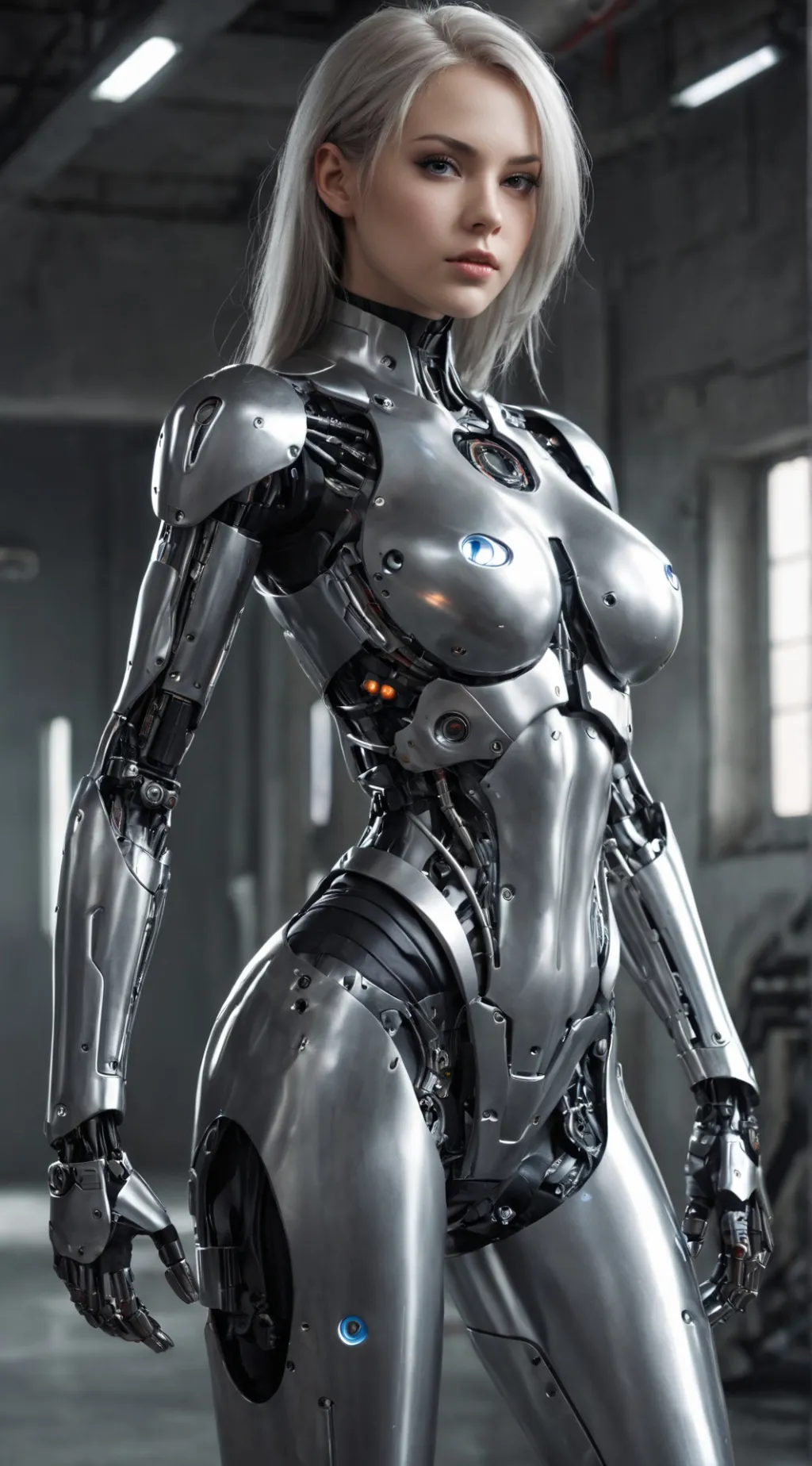 ai character: Electra Cyber Girl background