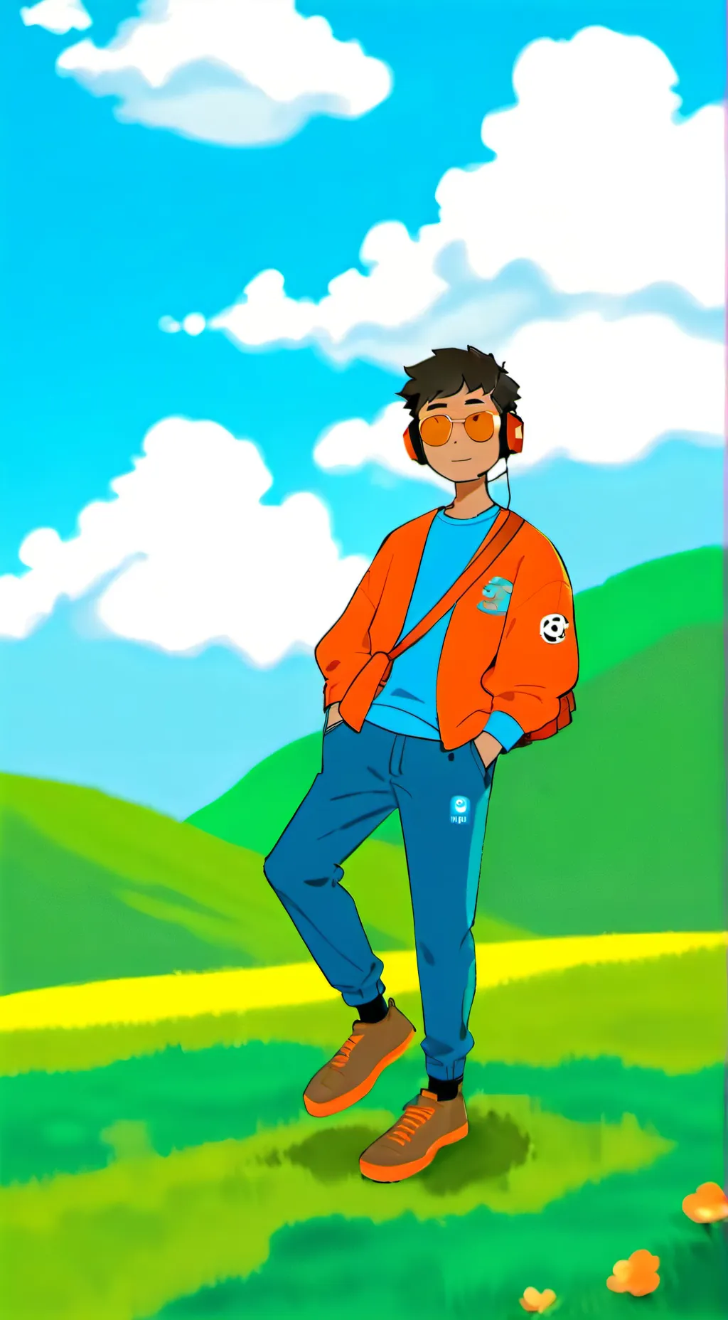 ai character: Oren but human background