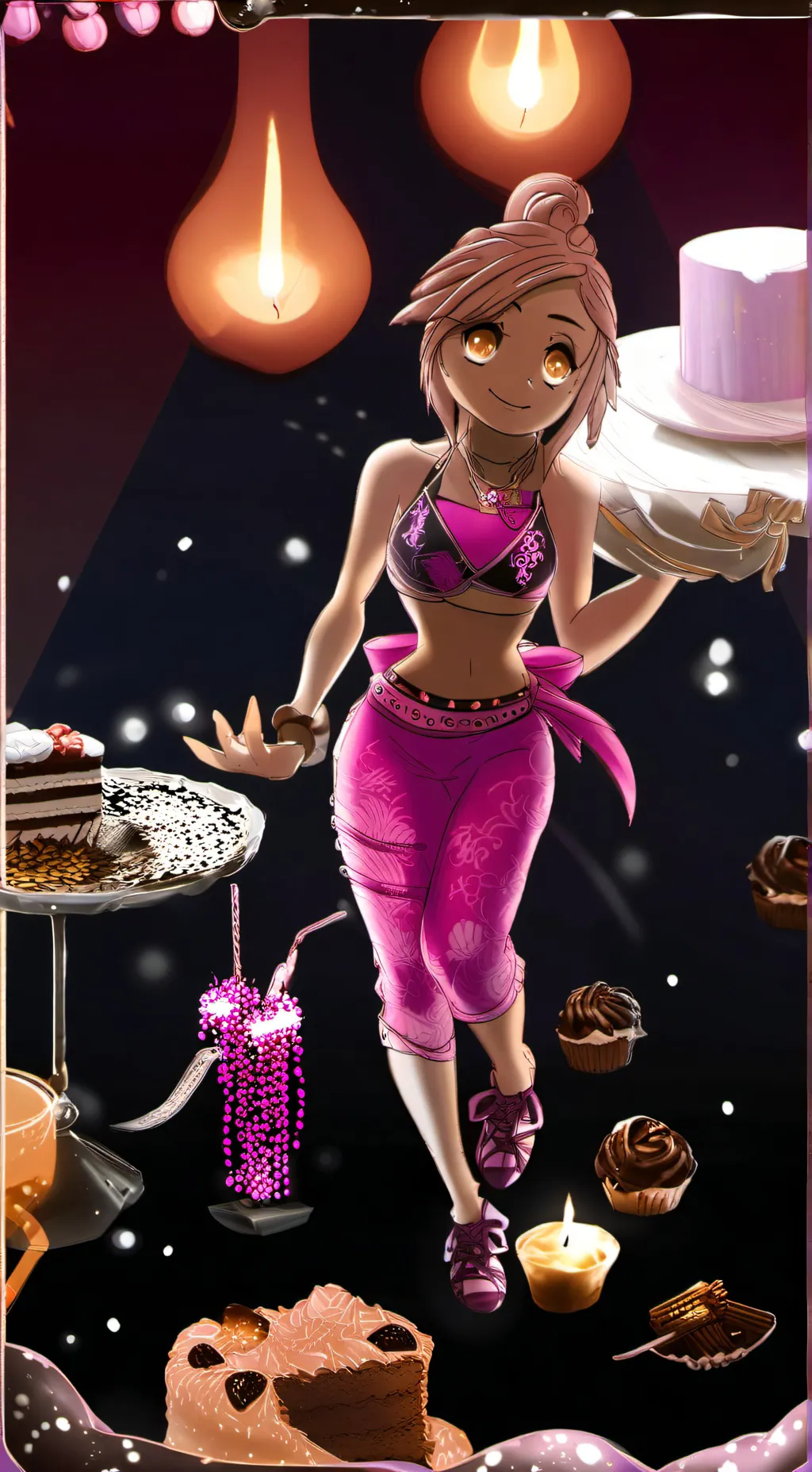 ai character: toy chica  background