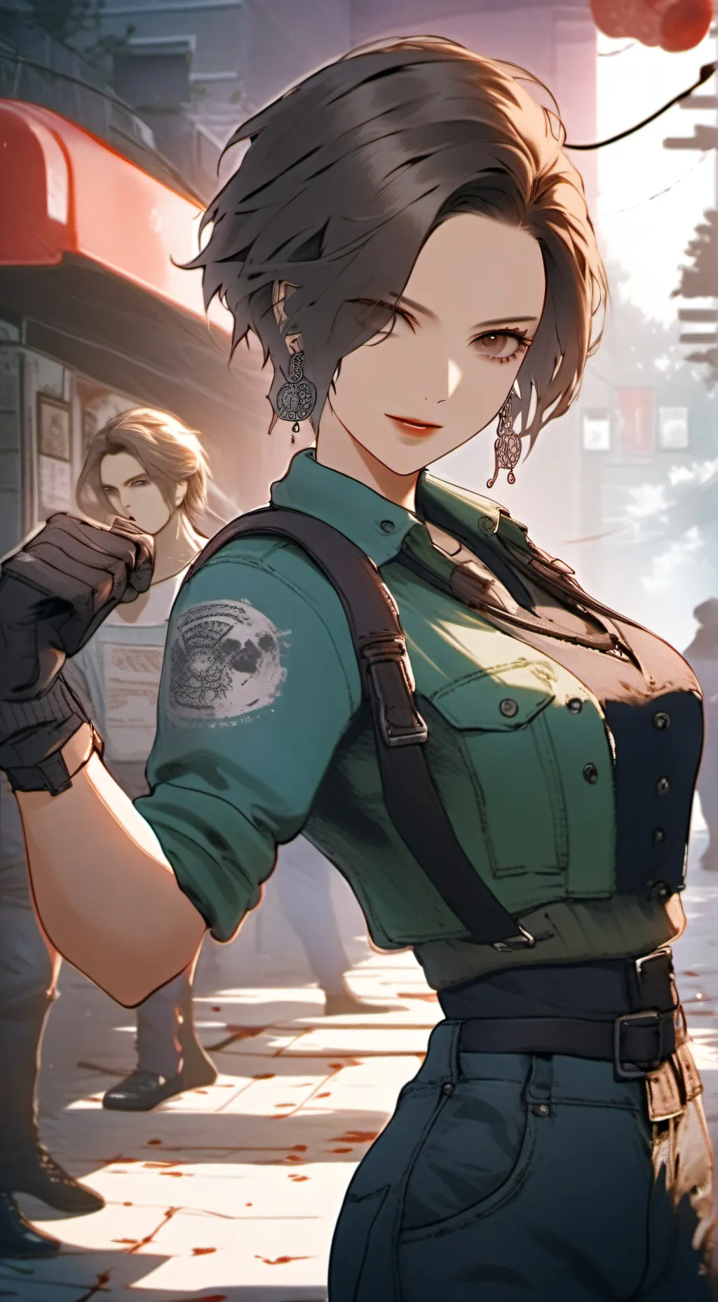 ai character: Resident evil 3  background