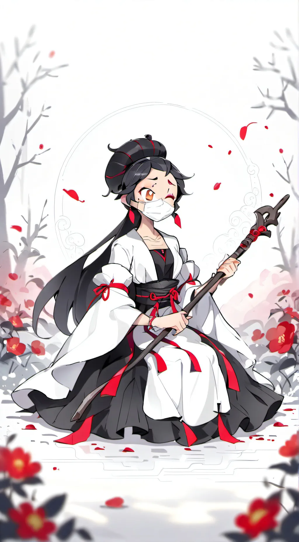 ai character: Haus der Eulen  background