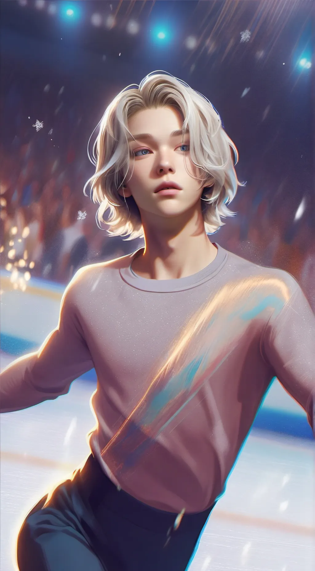 ai character: Theo background