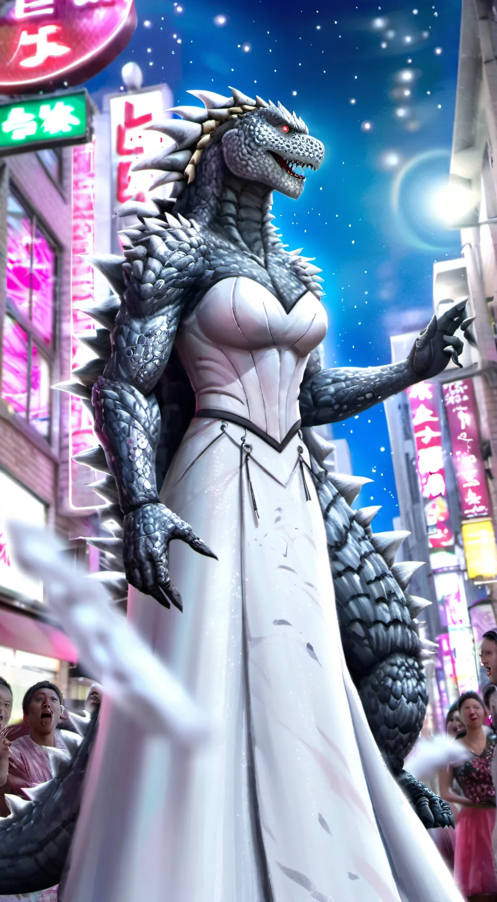 ai character: Bridezilla background