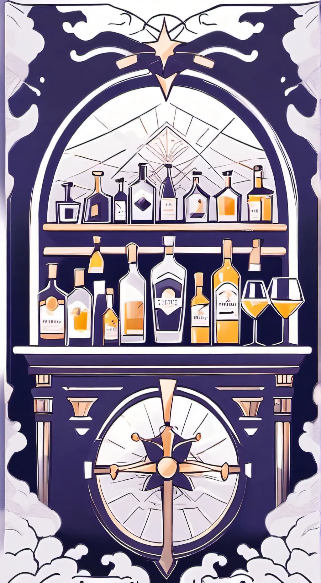 ai character: Bartender nam gyu background