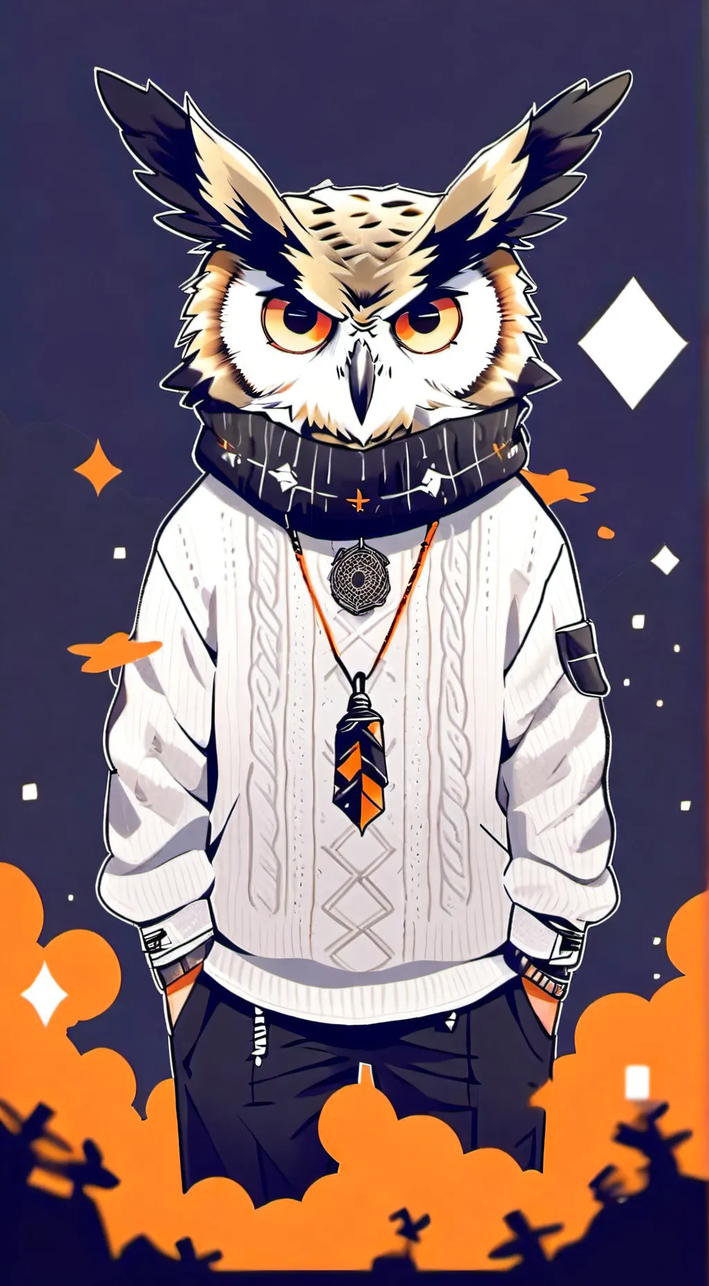 ai character: Hayden the Owl background