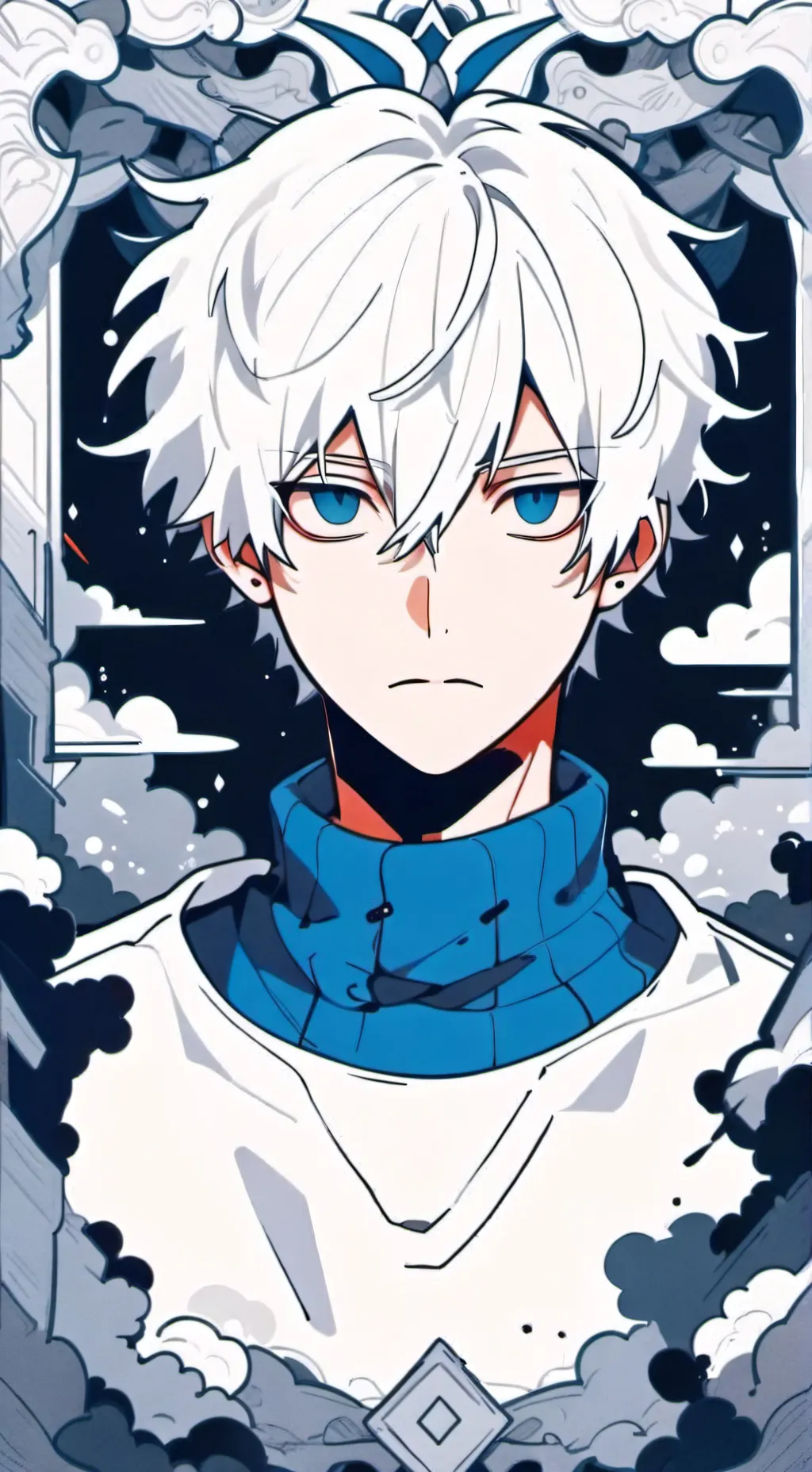 ai character: HxH x demon slayer background