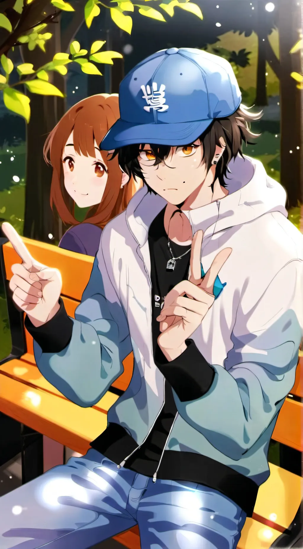 ai character: Mason and Lilly background