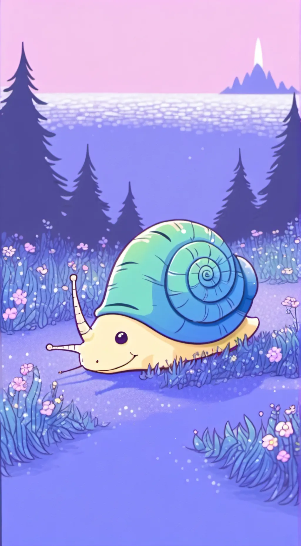 ai character: slow seline background