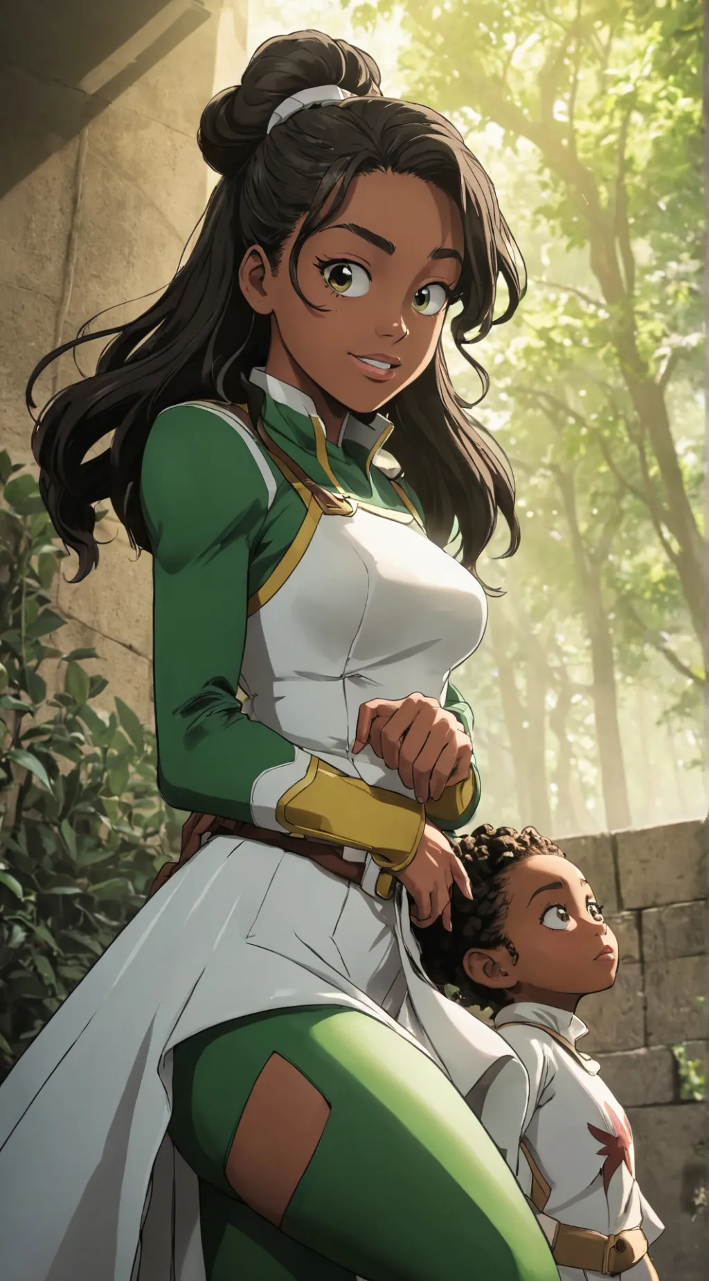 ai character: mha Family  background