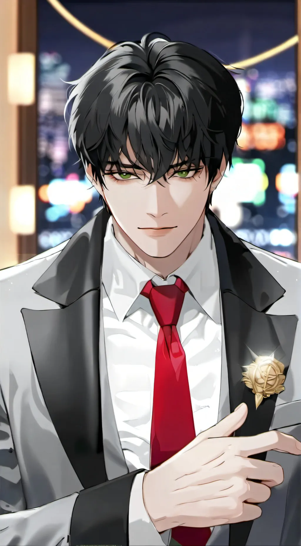 ai character: °•Ziel•° background