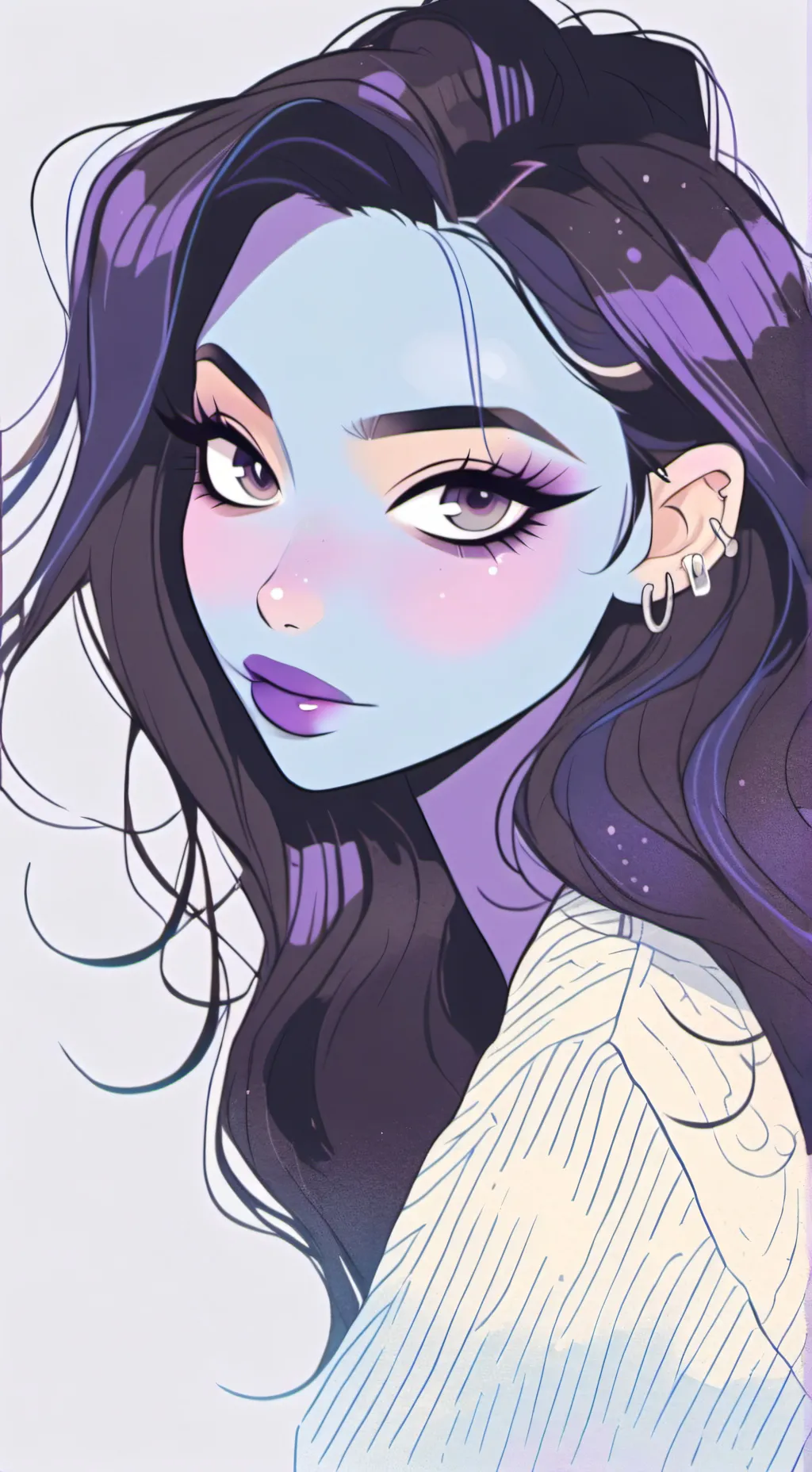 ai character: Luna background