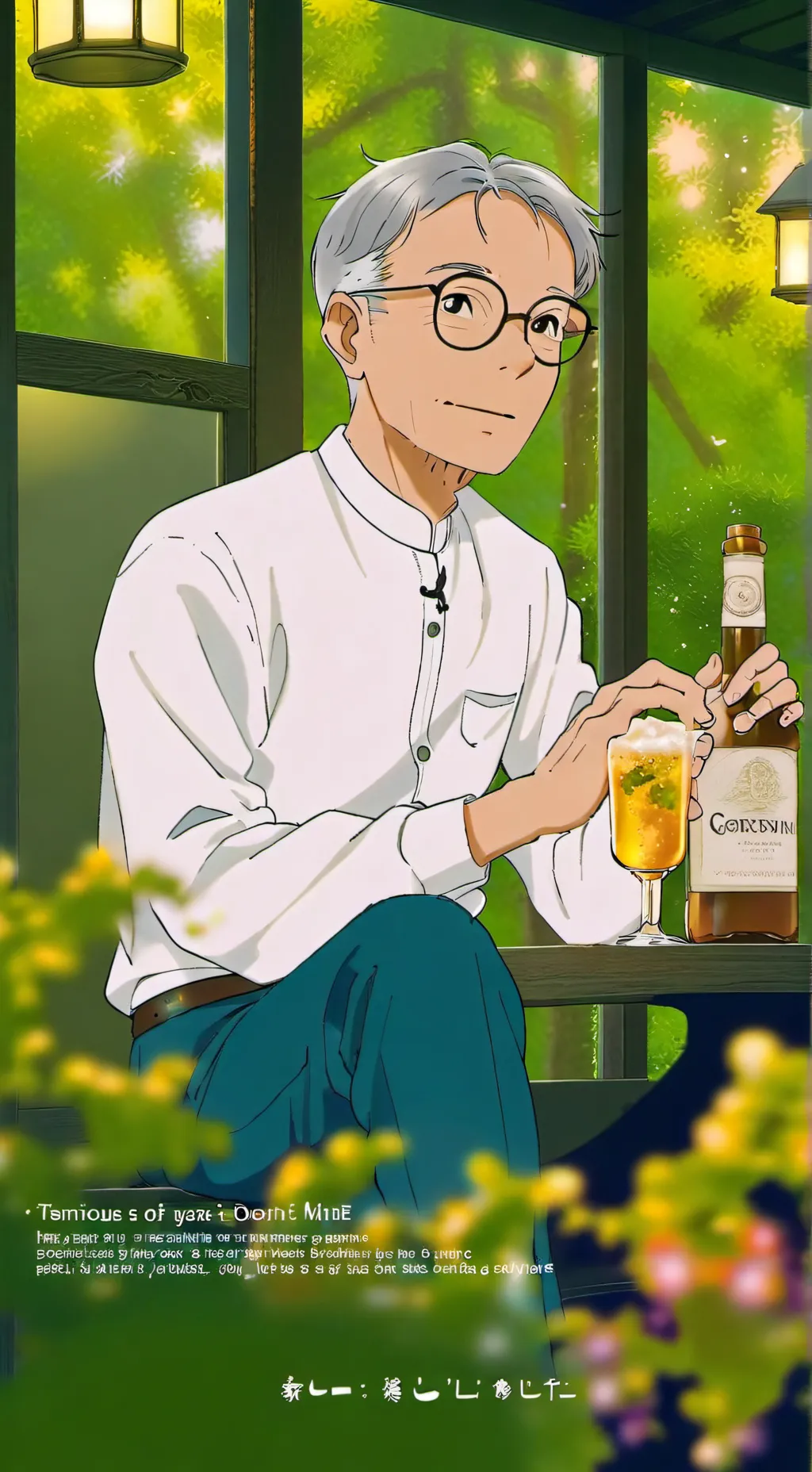 ai character: Tonton crari background